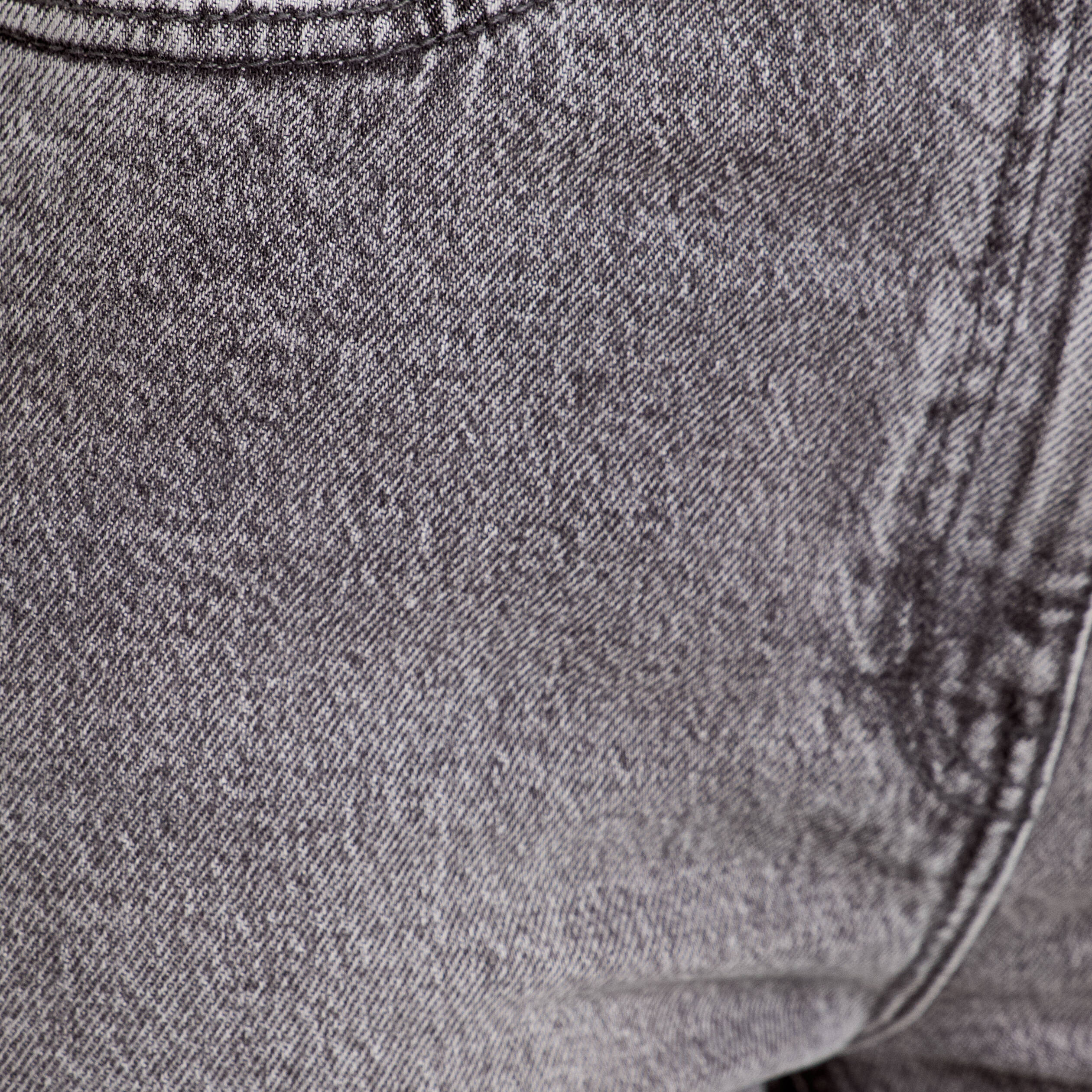 jeans droit taille haute denim gris femme Jeans droit taille haute denim gris femme