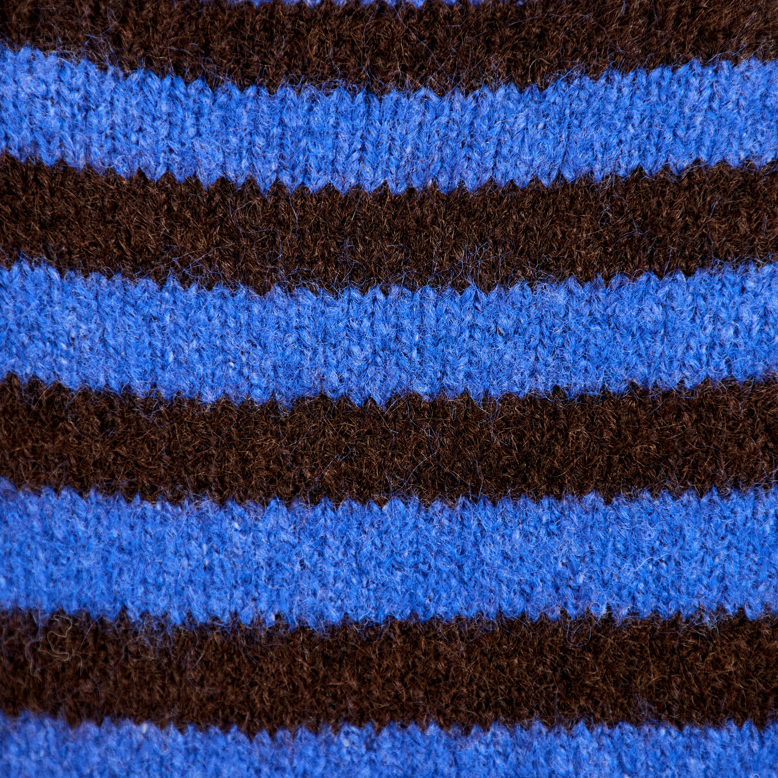 Pull ample col rond manches longues bleu electrique femme