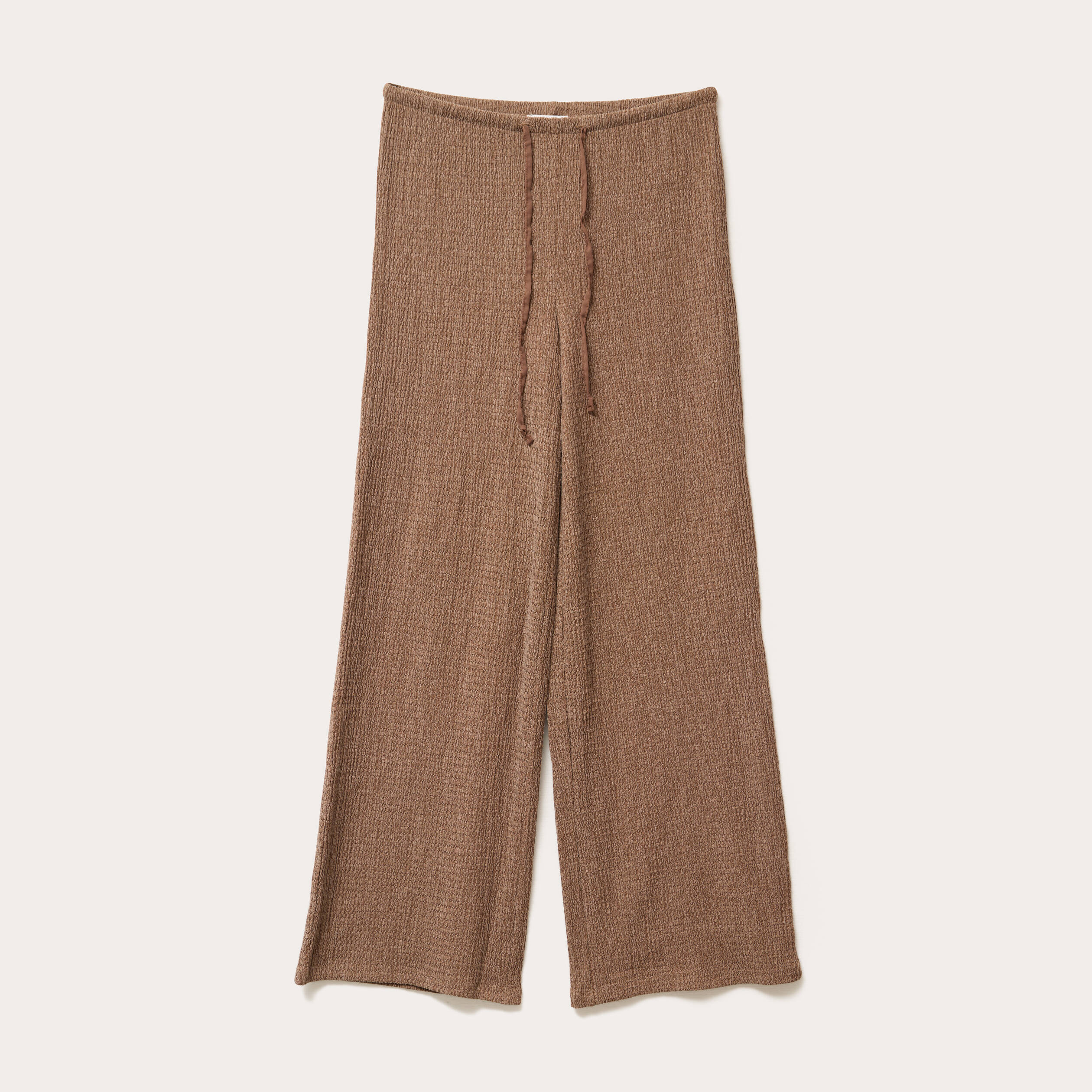 pantalon large marron femme Pantalon large marron femme