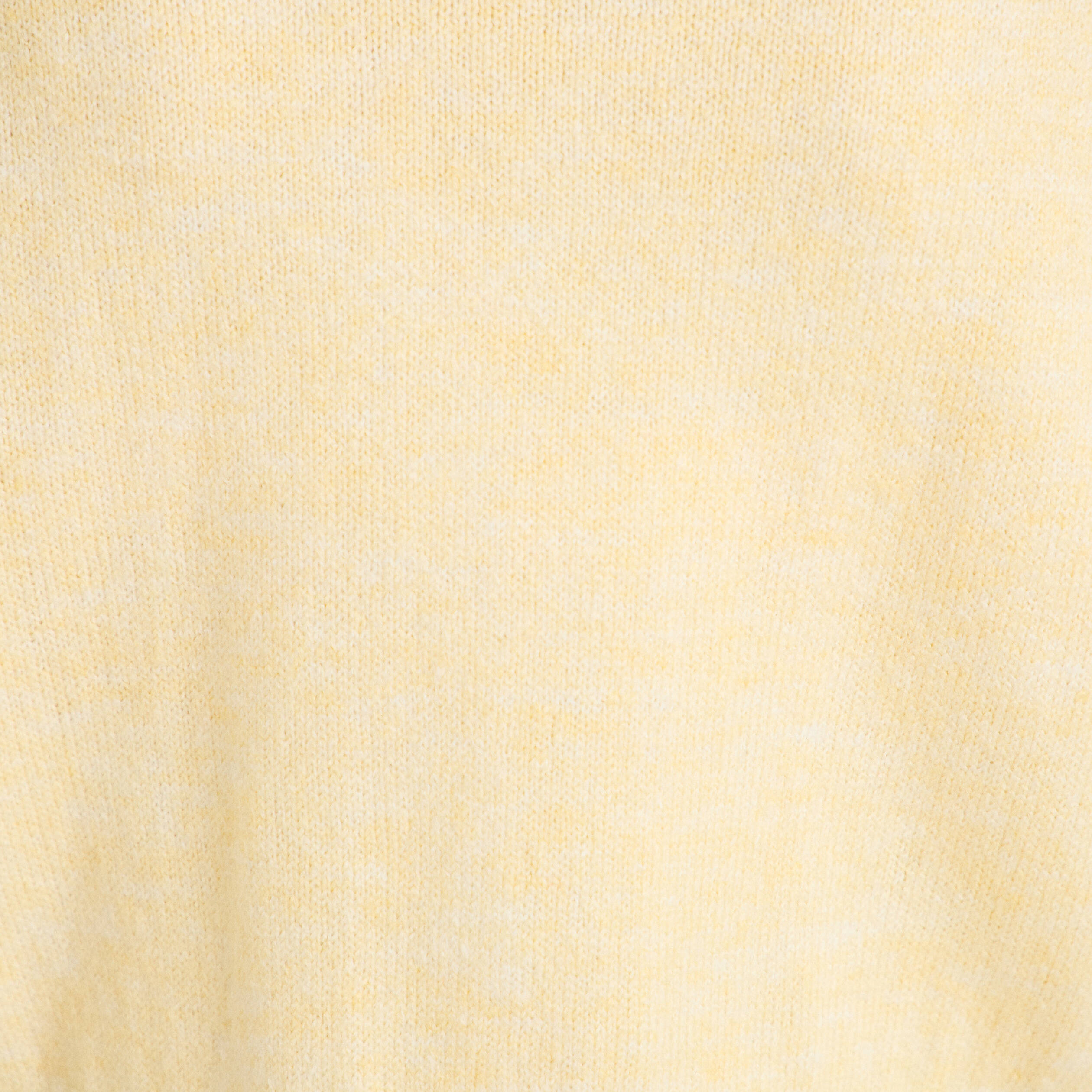 Gilet col v manches longues jaune clair femme