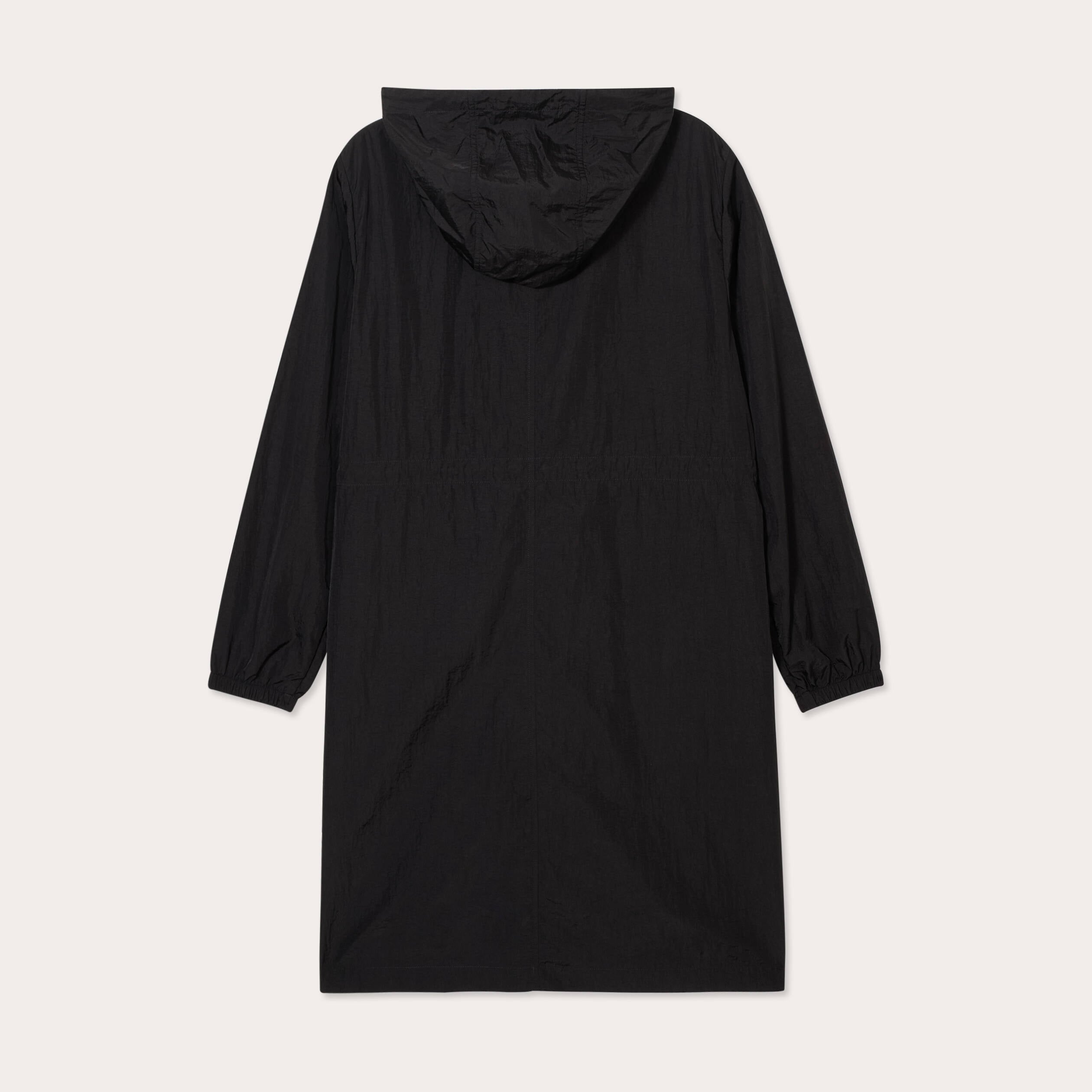 Parka d&eacute;perlante 2-en-1 avec pochette noir femme