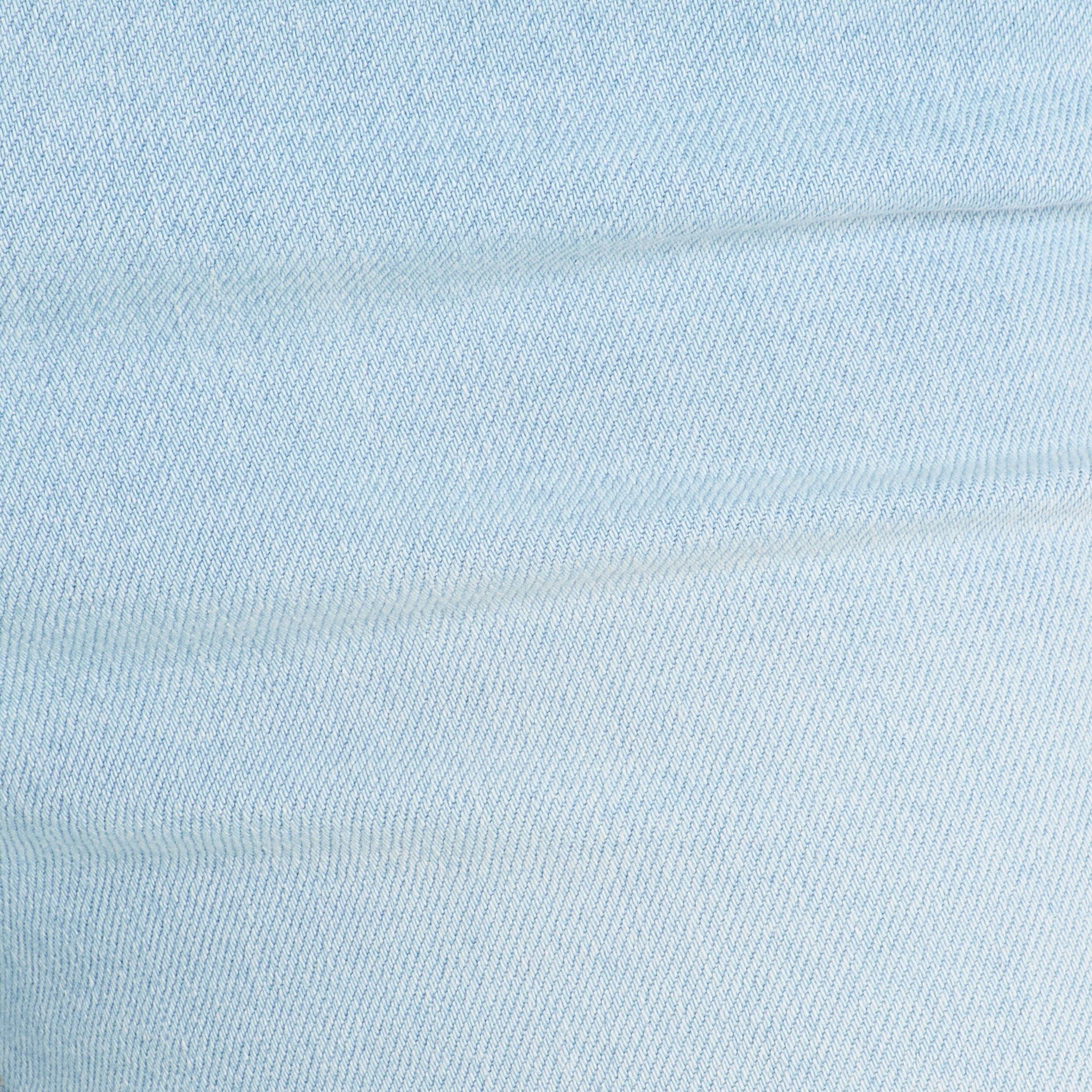 Bermuda skinny en jean denim bleach femme