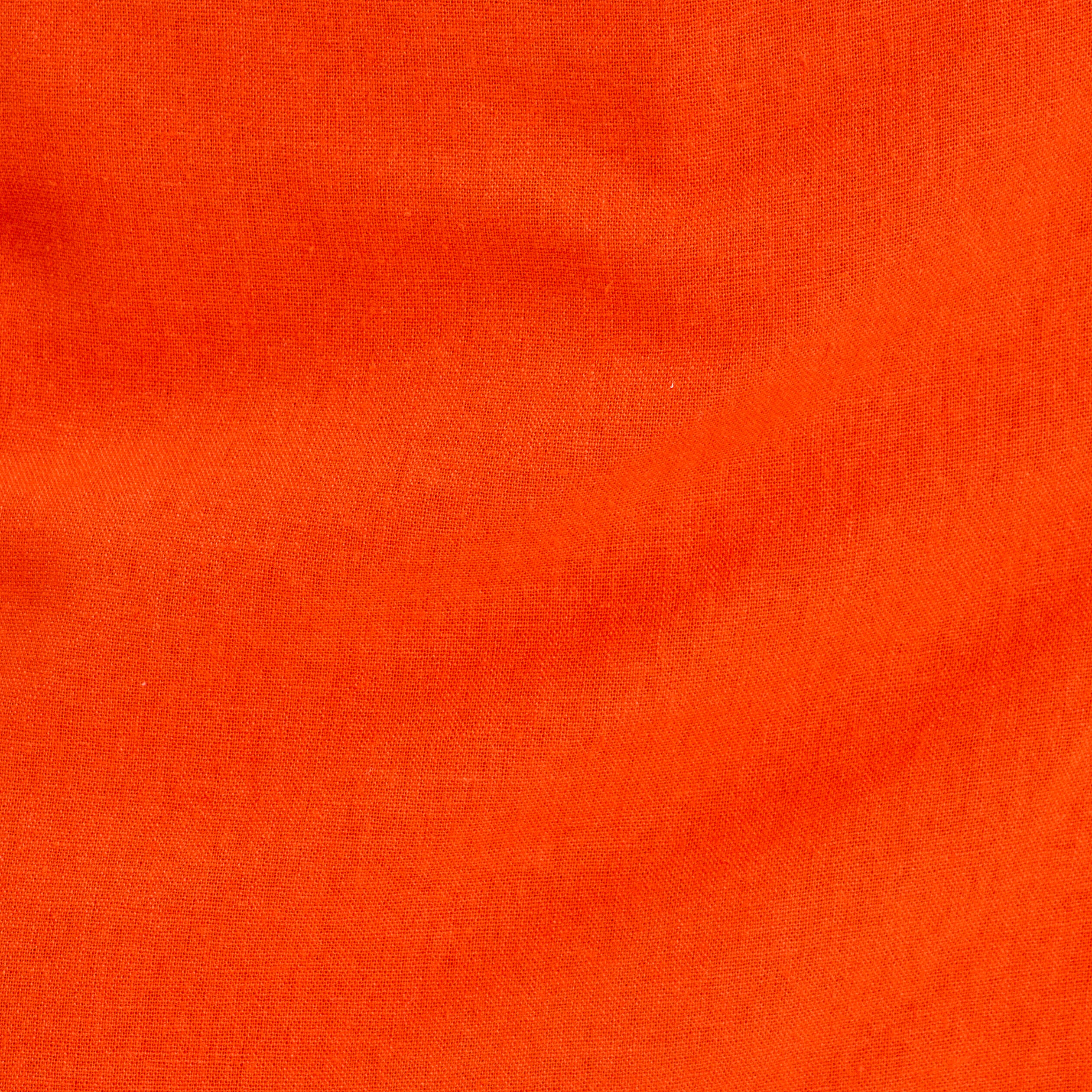 jupe short ceinturee contenant du lin orange femme Jupe-short ceinturée contenant du lin orange femme