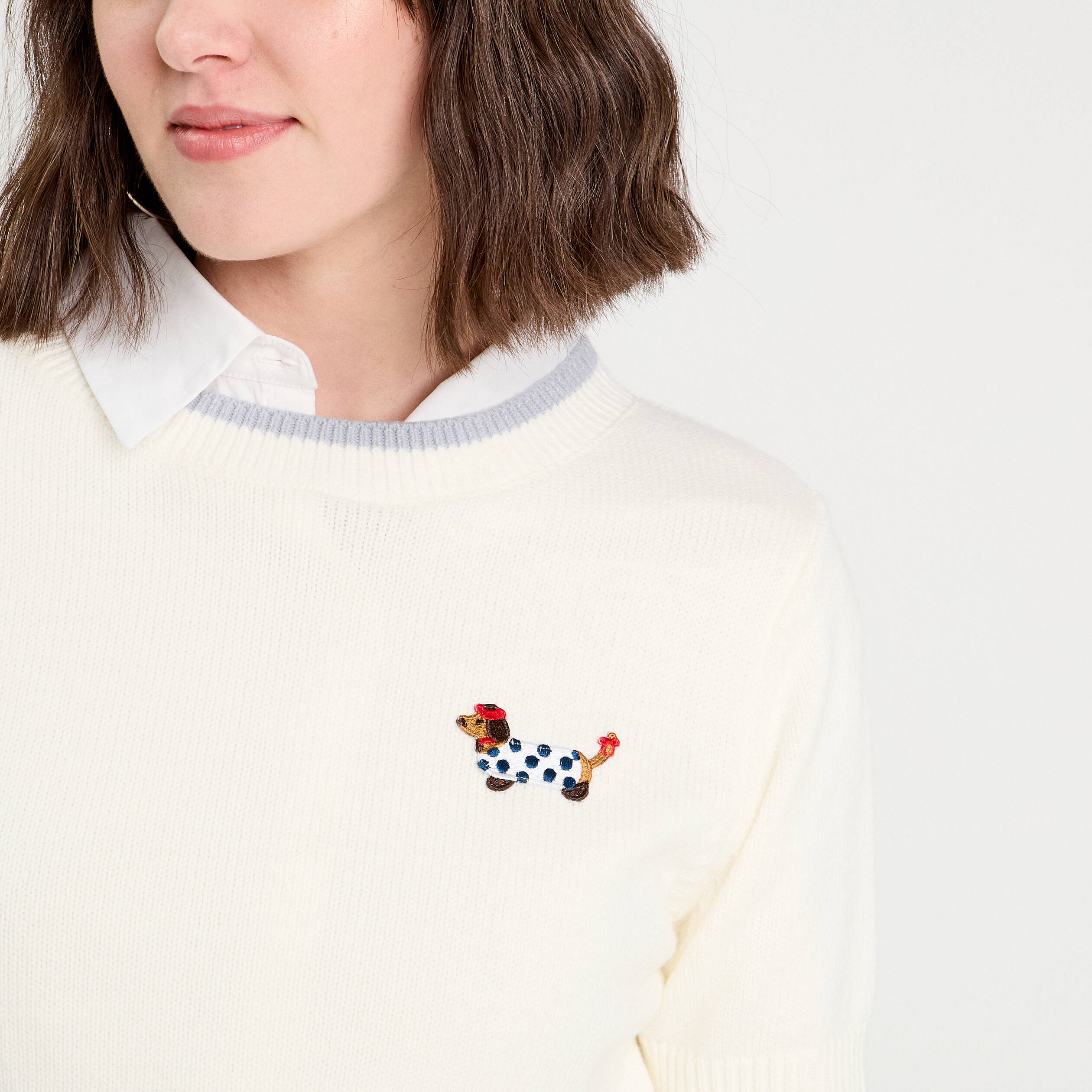 pull manches courtes ecru femme Pull manches courtes ecru femme