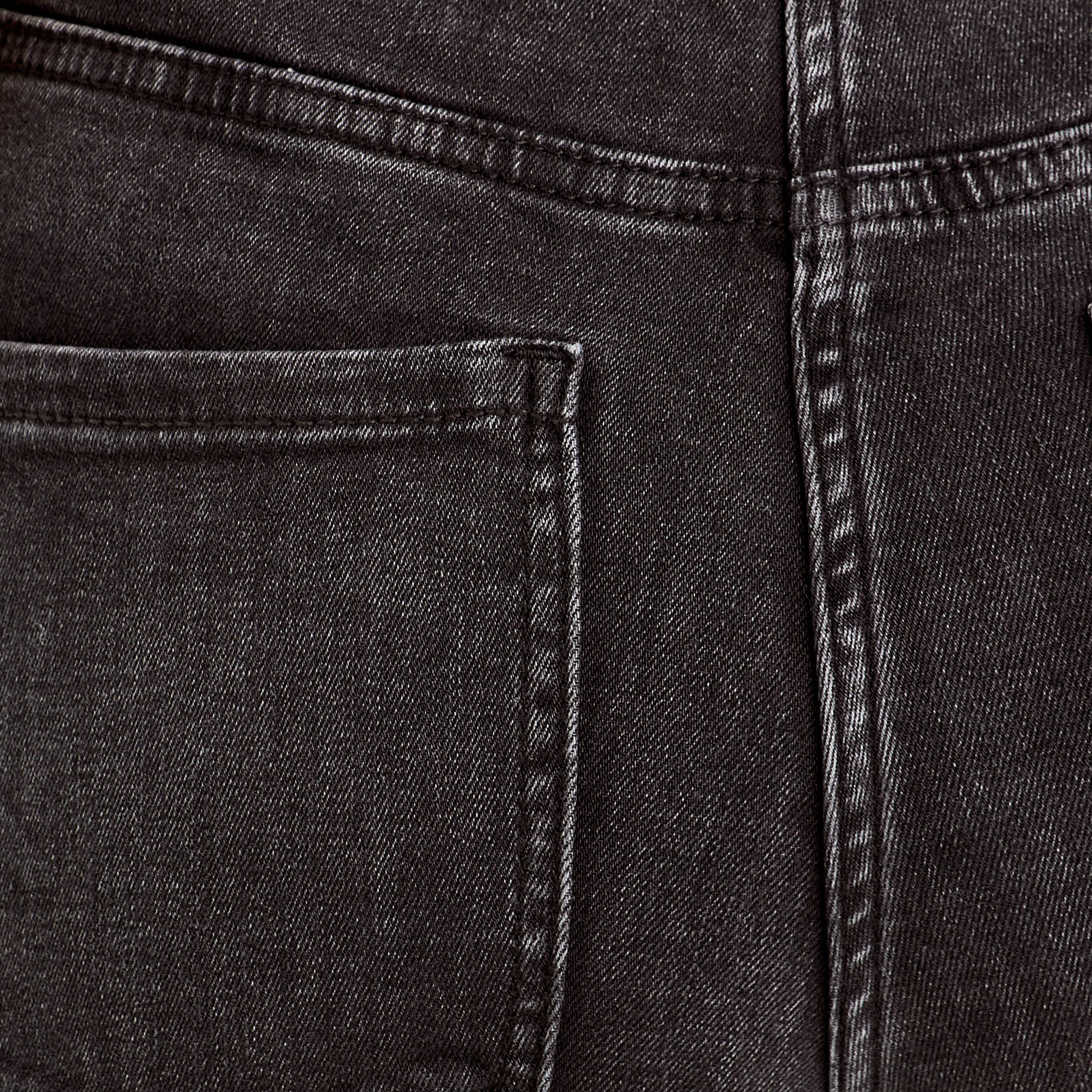 Jeans skinny taille haute denim noir femme
