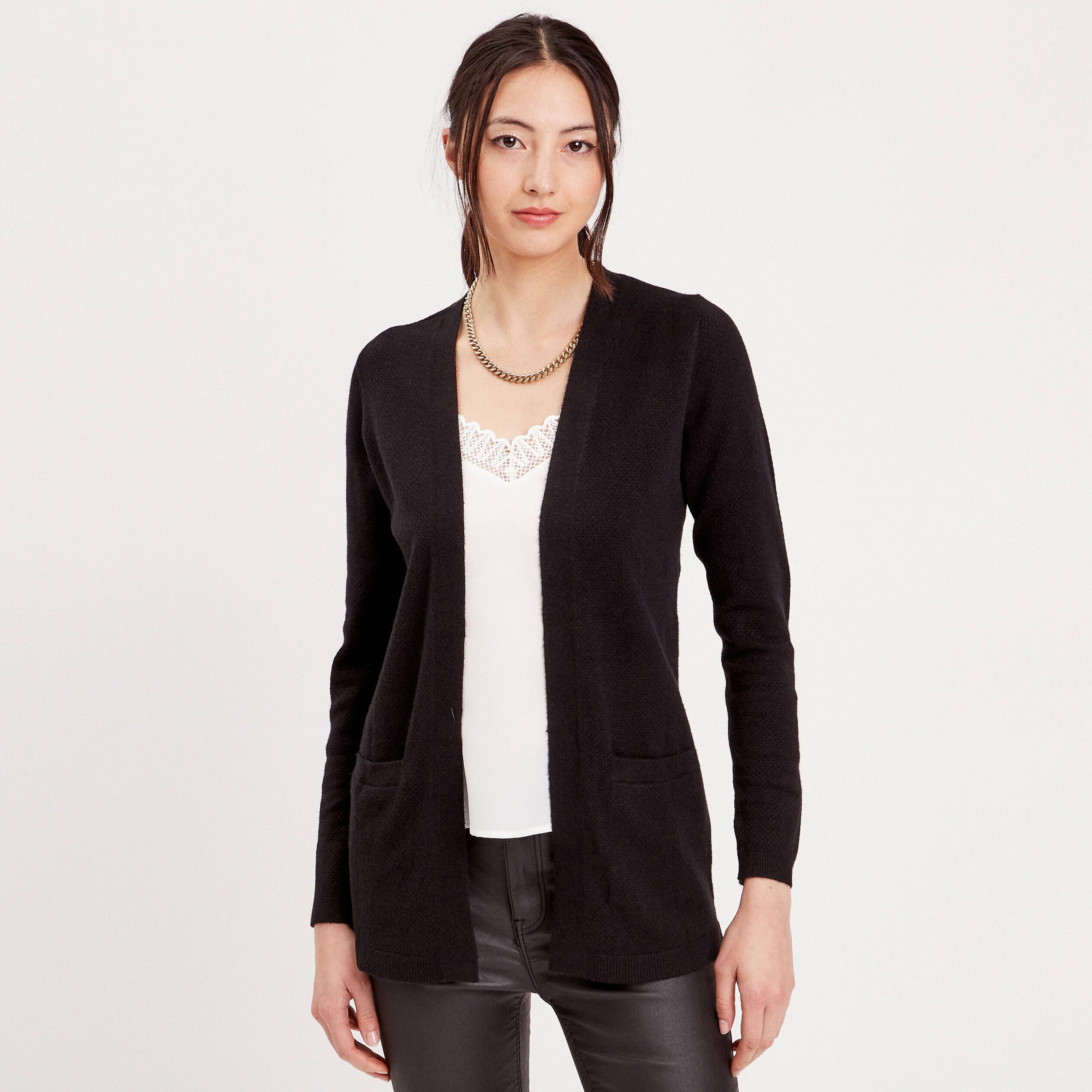 Gilet noir chaud femme deals