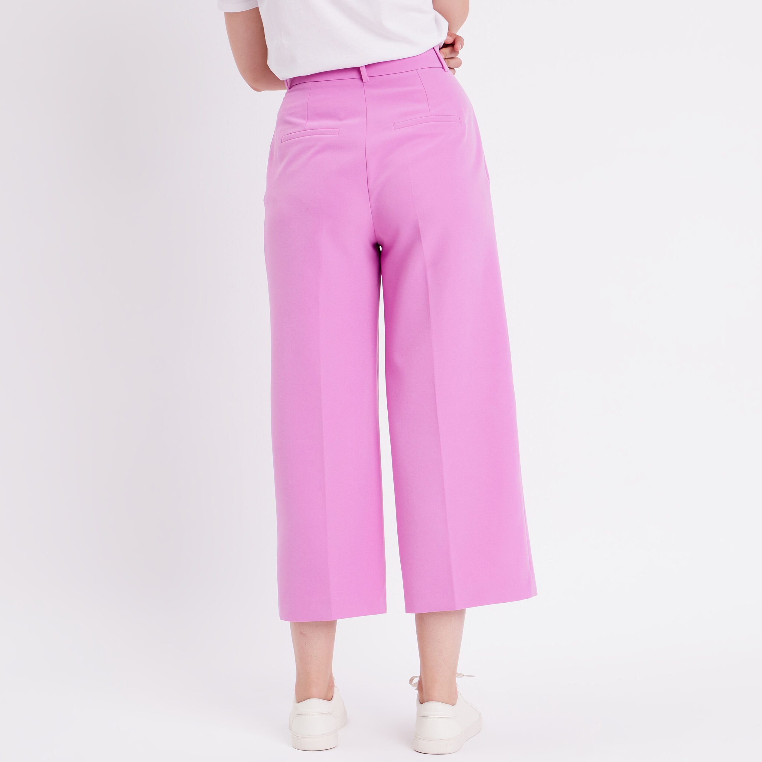 pantalon city large violet femme Pantalon city large violet femme