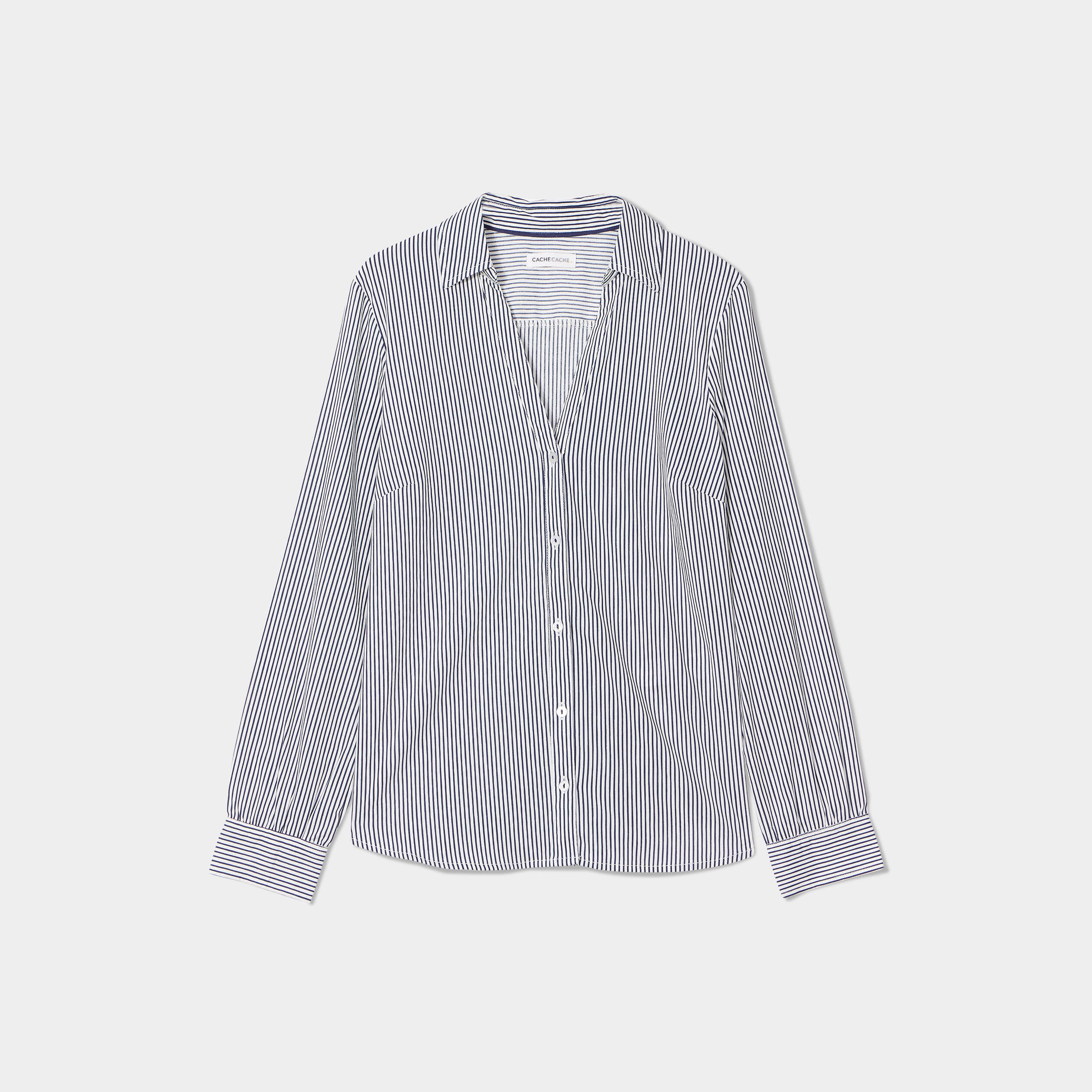chemise manches longues bleu marine femme Chemise manches longues bleu marine femme