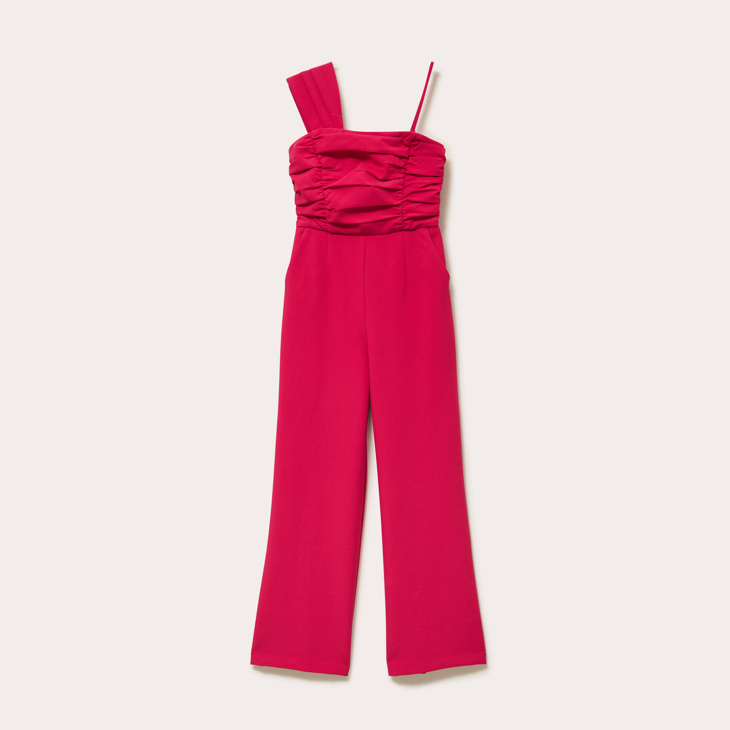 Combinaison pantalon rouge clair femme