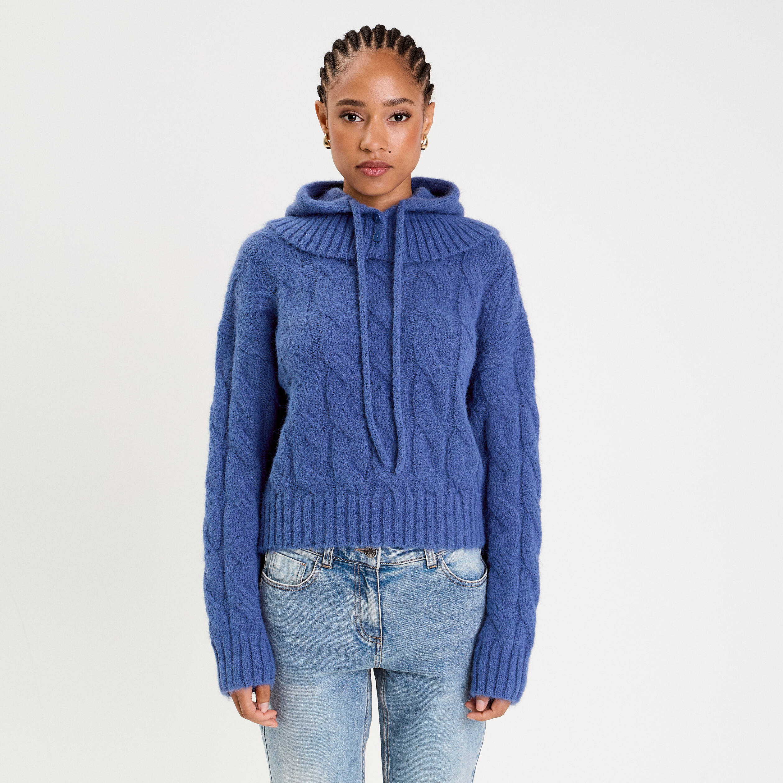 Sweat femme à capuche coton bio "Maman Metal&quot