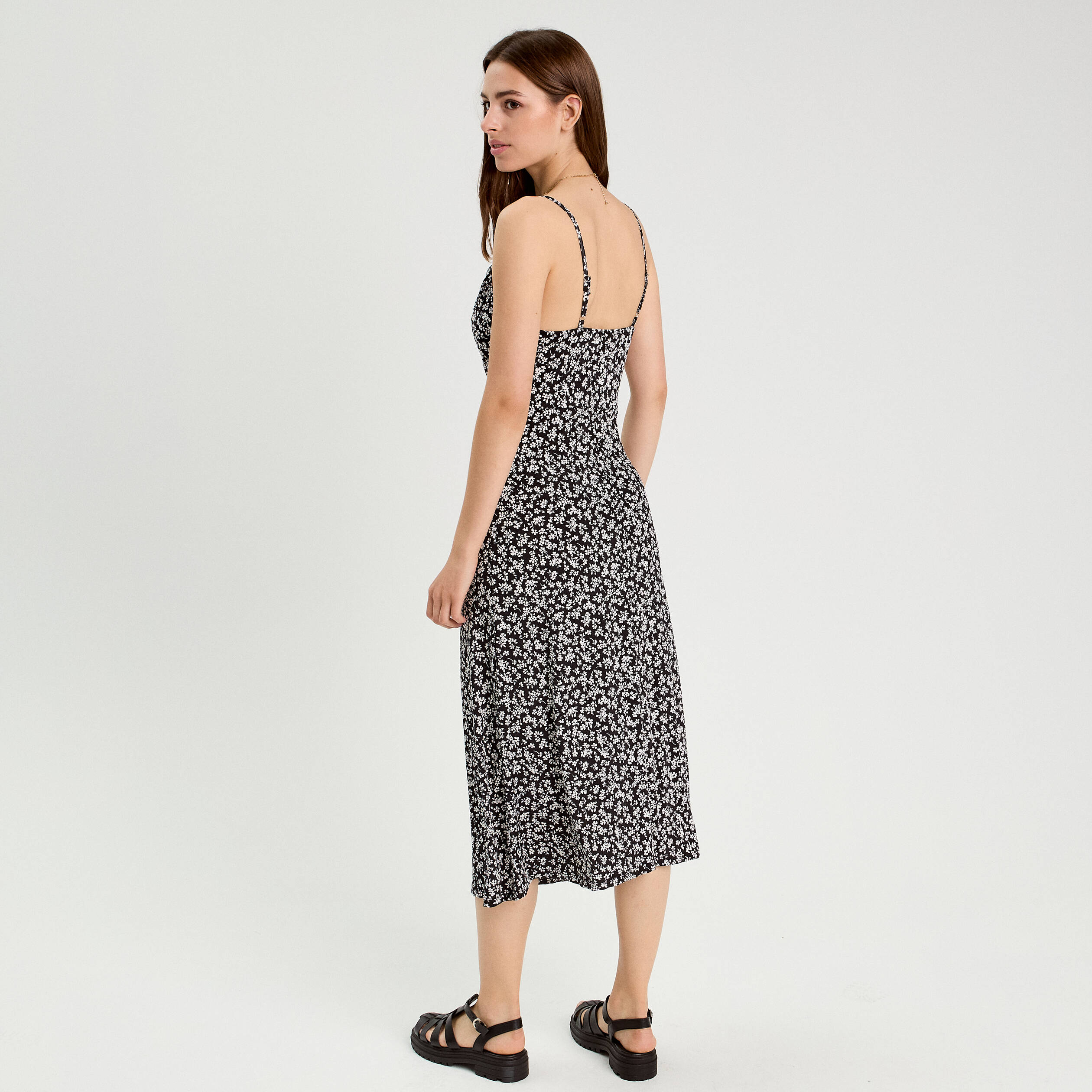 robe longue ajustee noir femme Robe longue ajustée noir femme