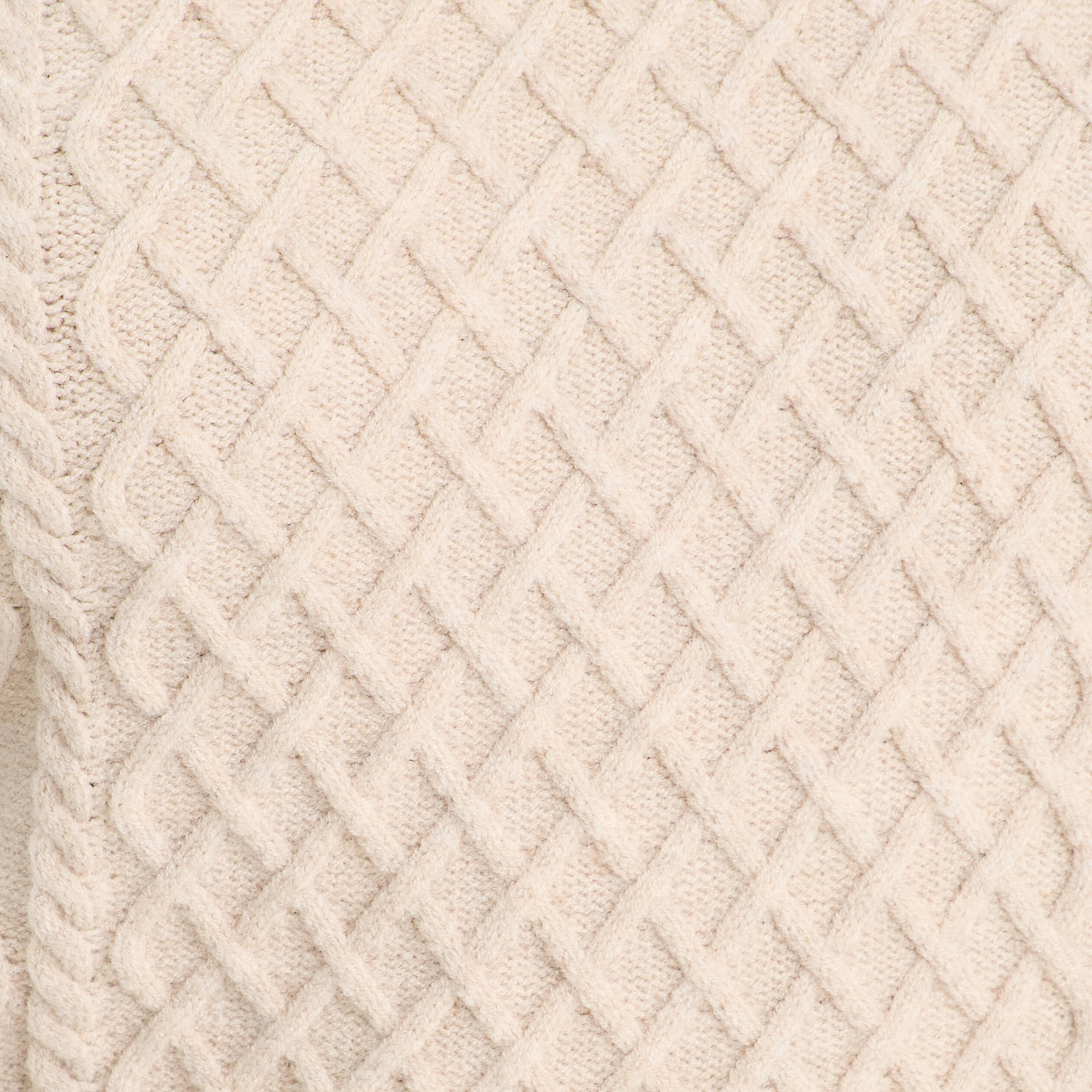 Pull chemise 2-en-1 beige femme