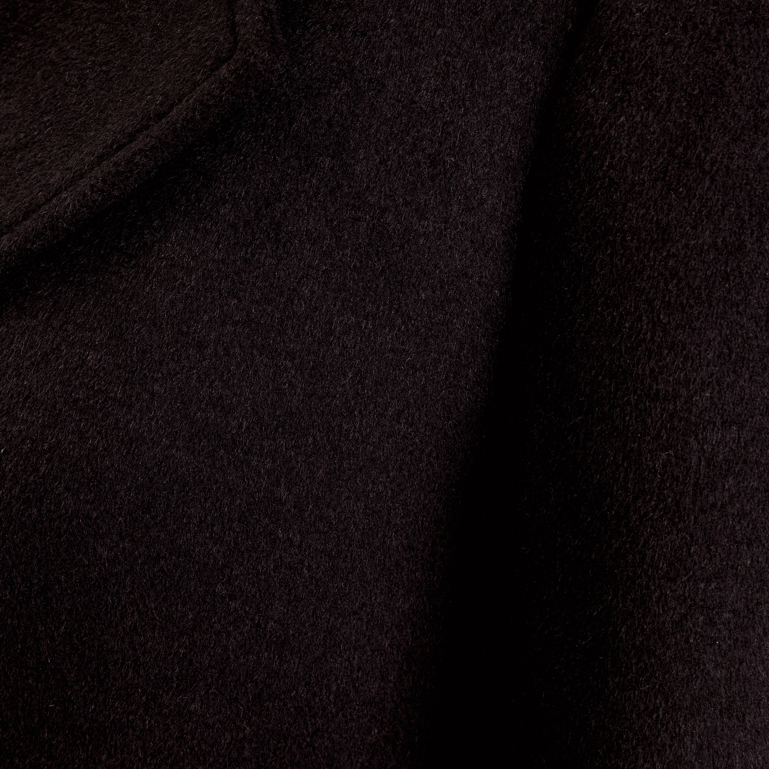 Caban col tailleur manches longues noir femme
