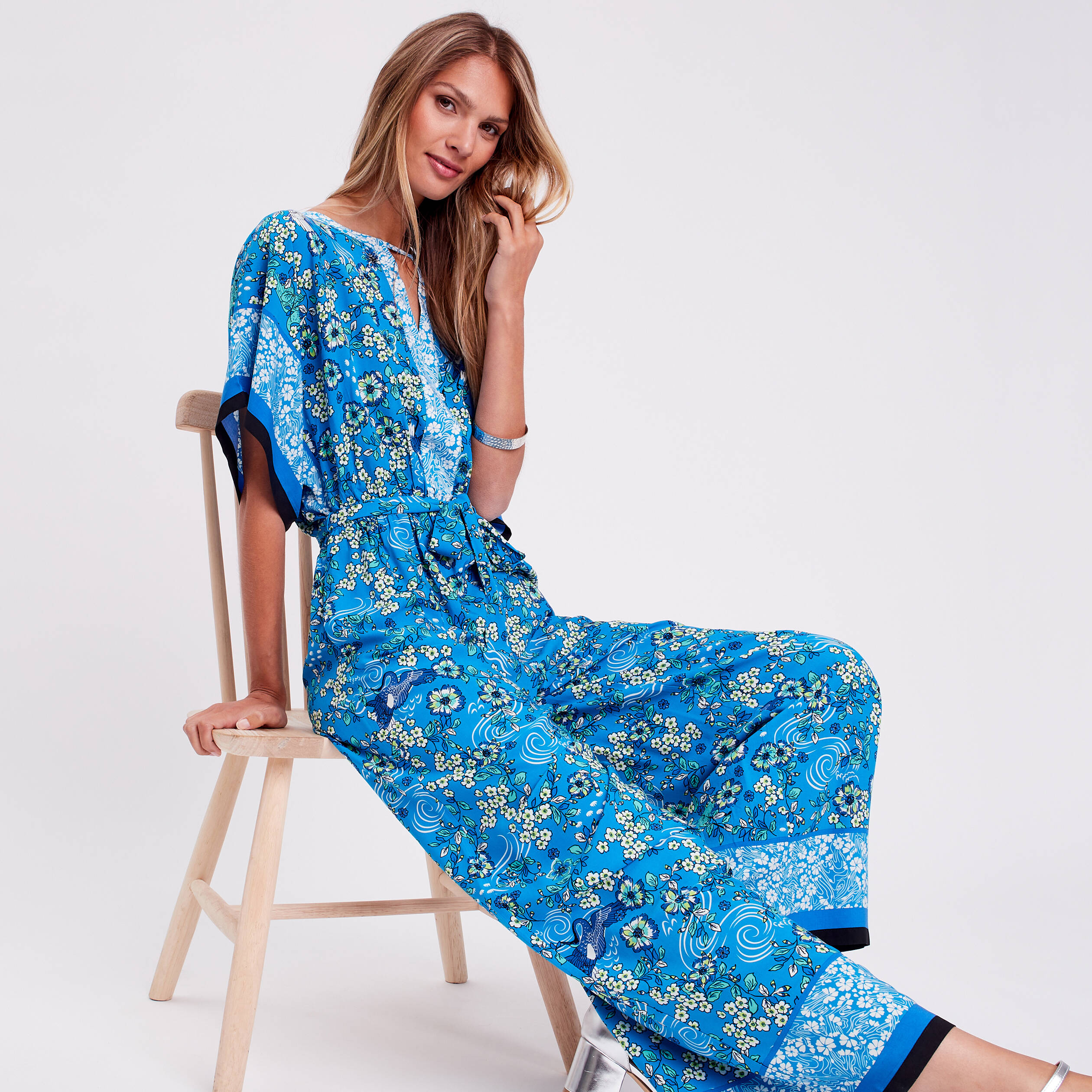 Combi sales pantalon bleu