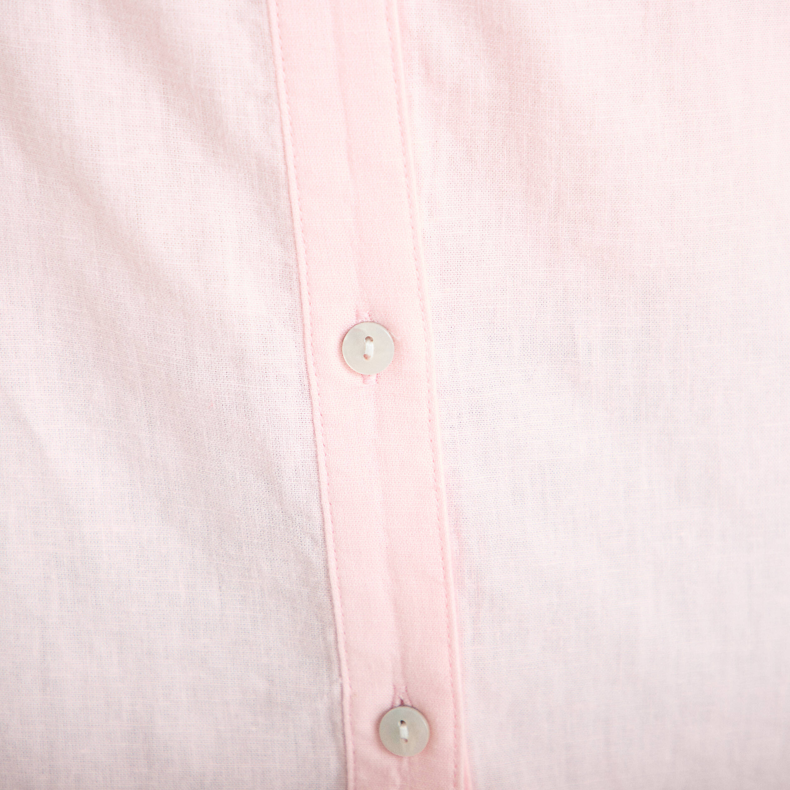 Blouse col V manches 3/4 rose clair femme