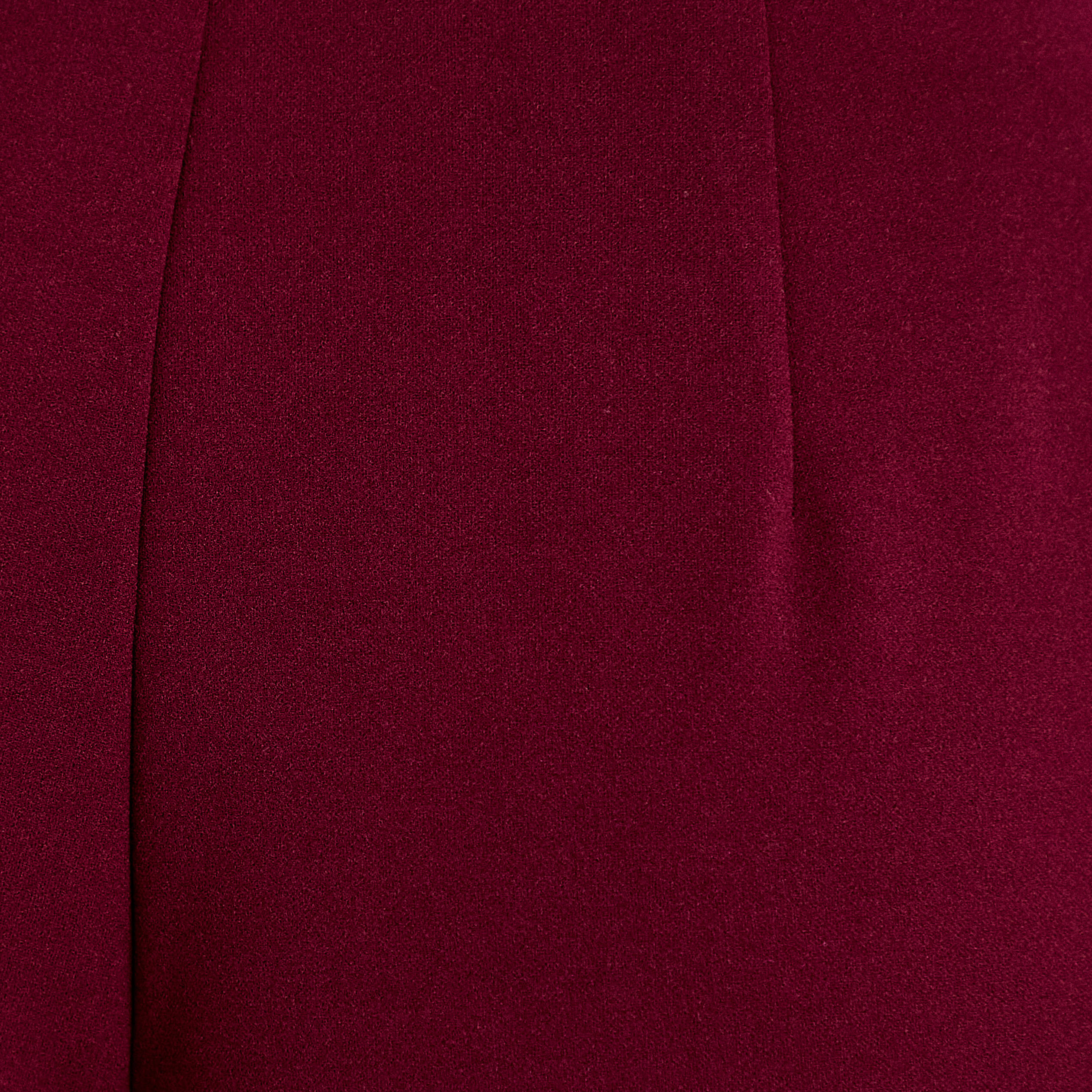 Pantalon bootcut taille standard bordeaux femme