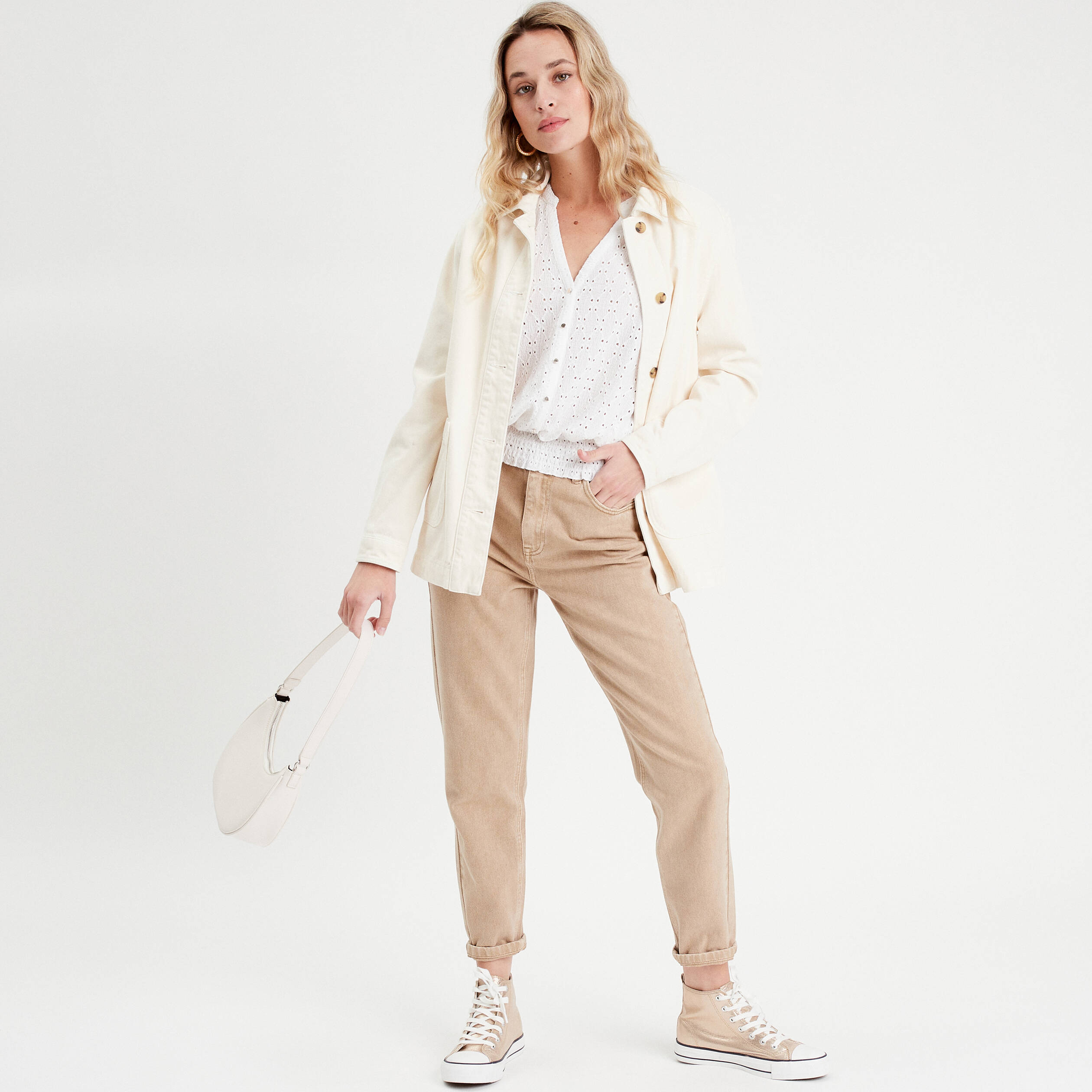 t shirt manches courtes blanc femme T-shirt manches courtes blanc femme