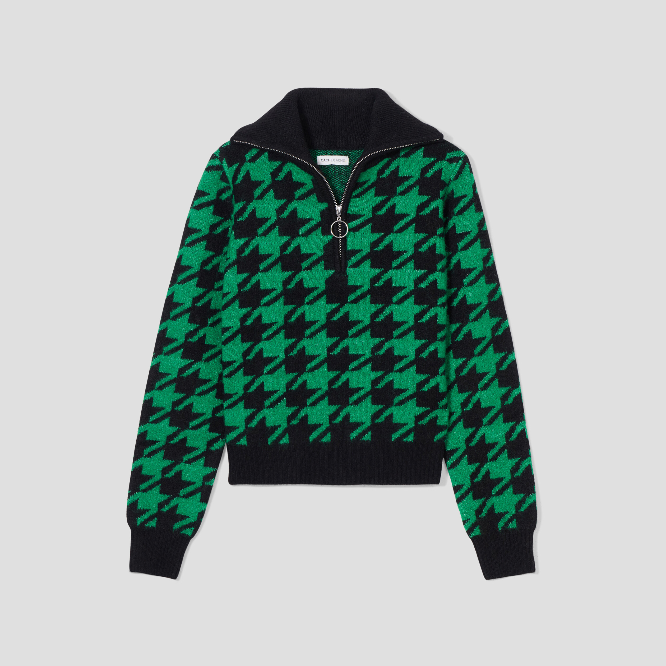 pull col camionneur vert femme Pull col camionneur vert femme