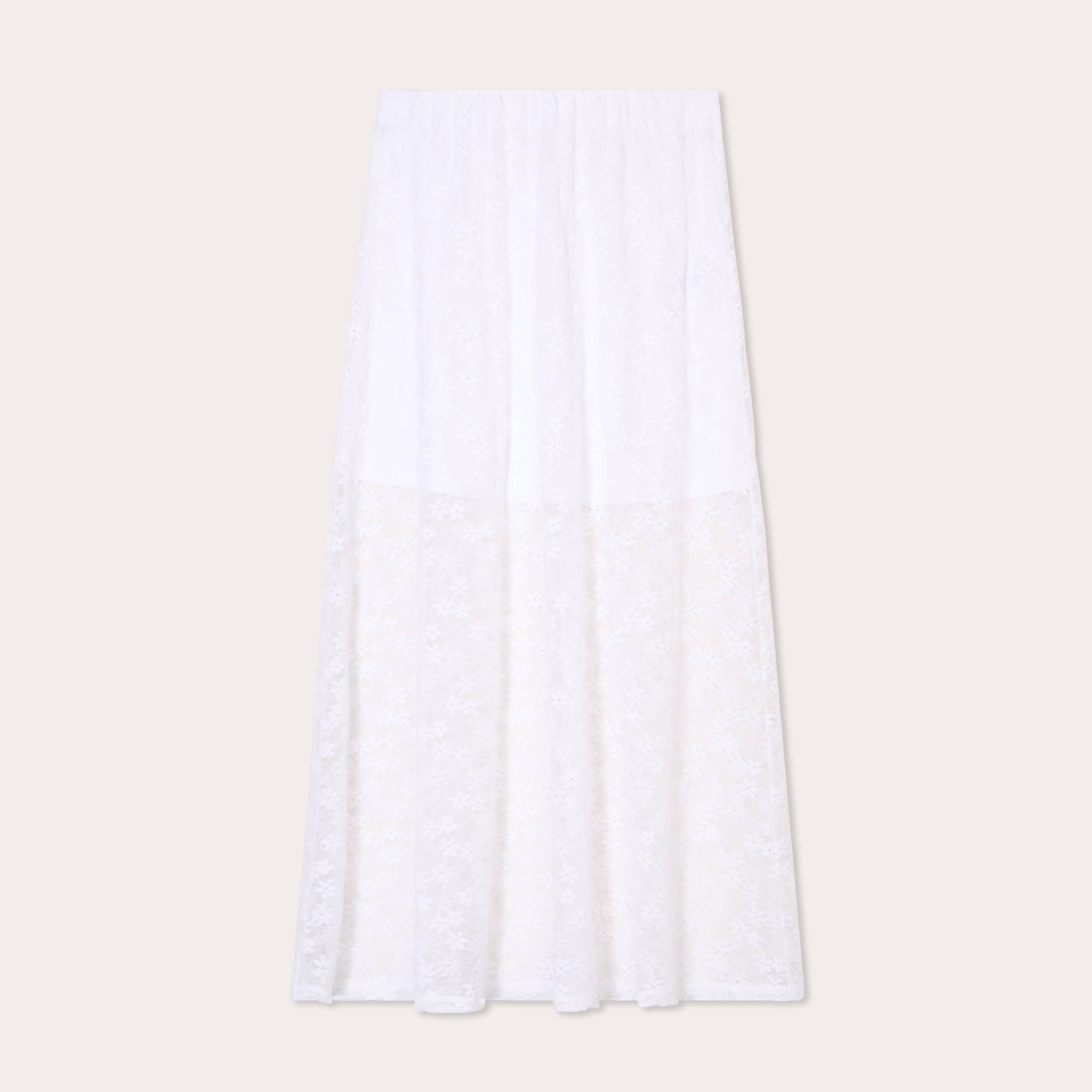 Jupe ample blanche femme – Loïcia