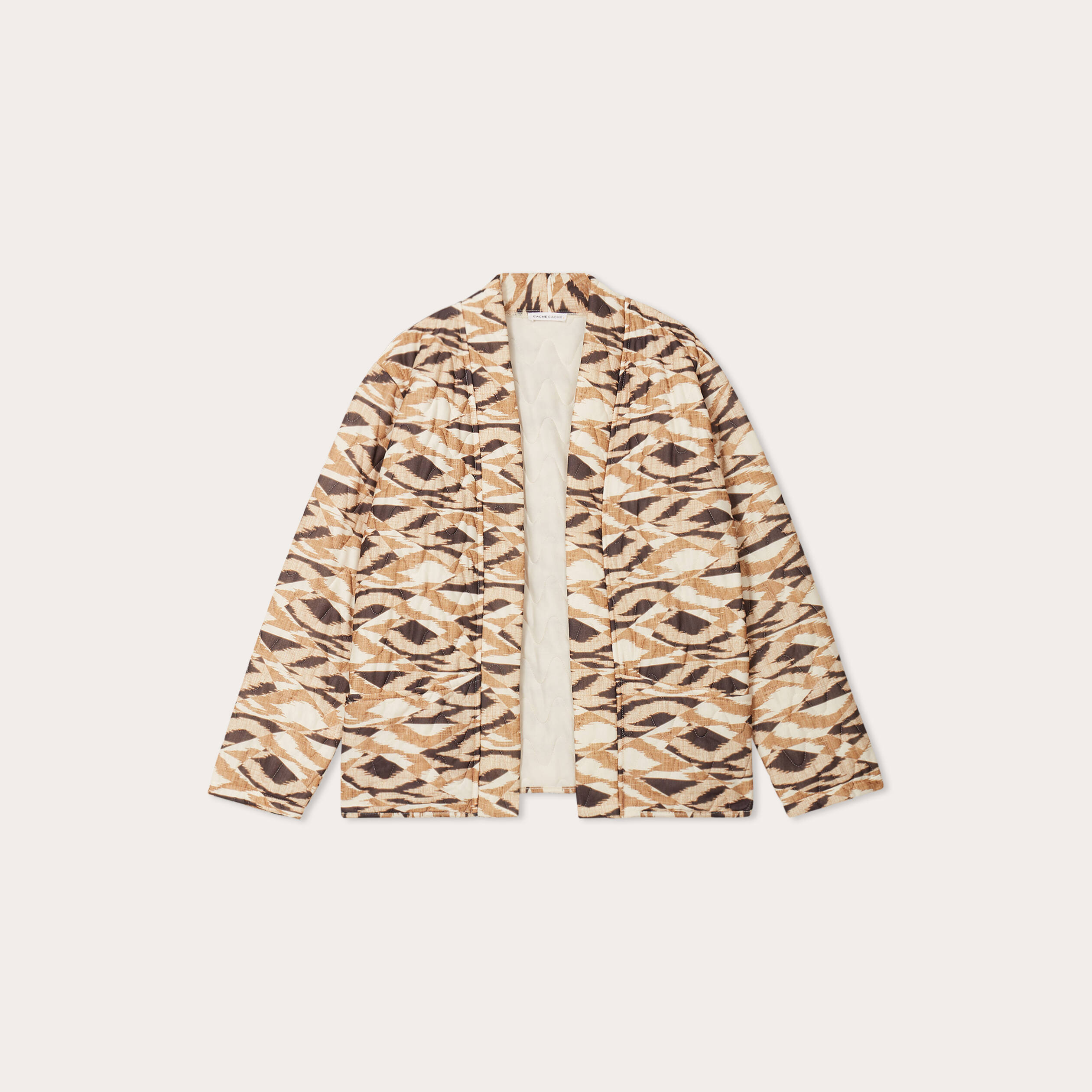Veste matelass&eacute;e blanc femme