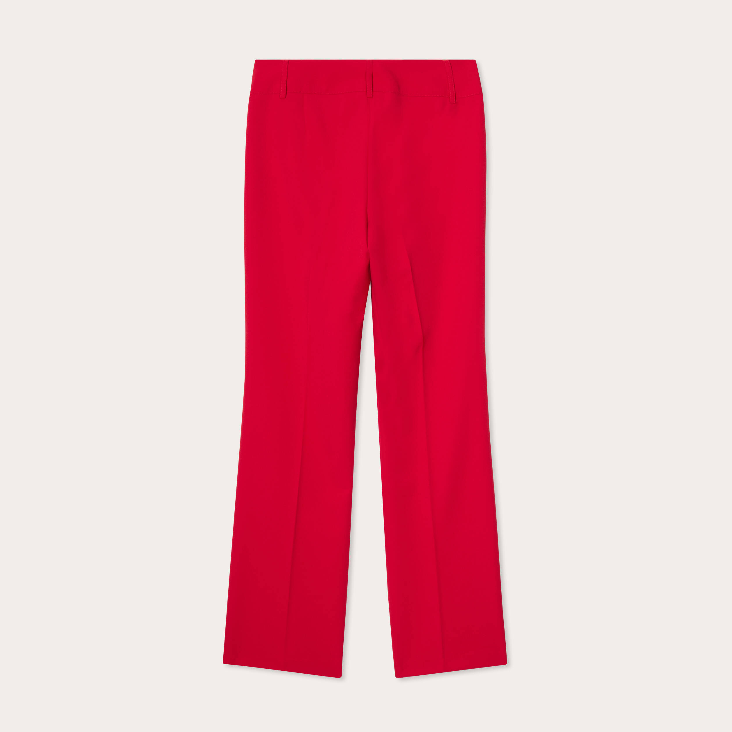 pantalon flare rouge clair femme Pantalon flare rouge clair femme