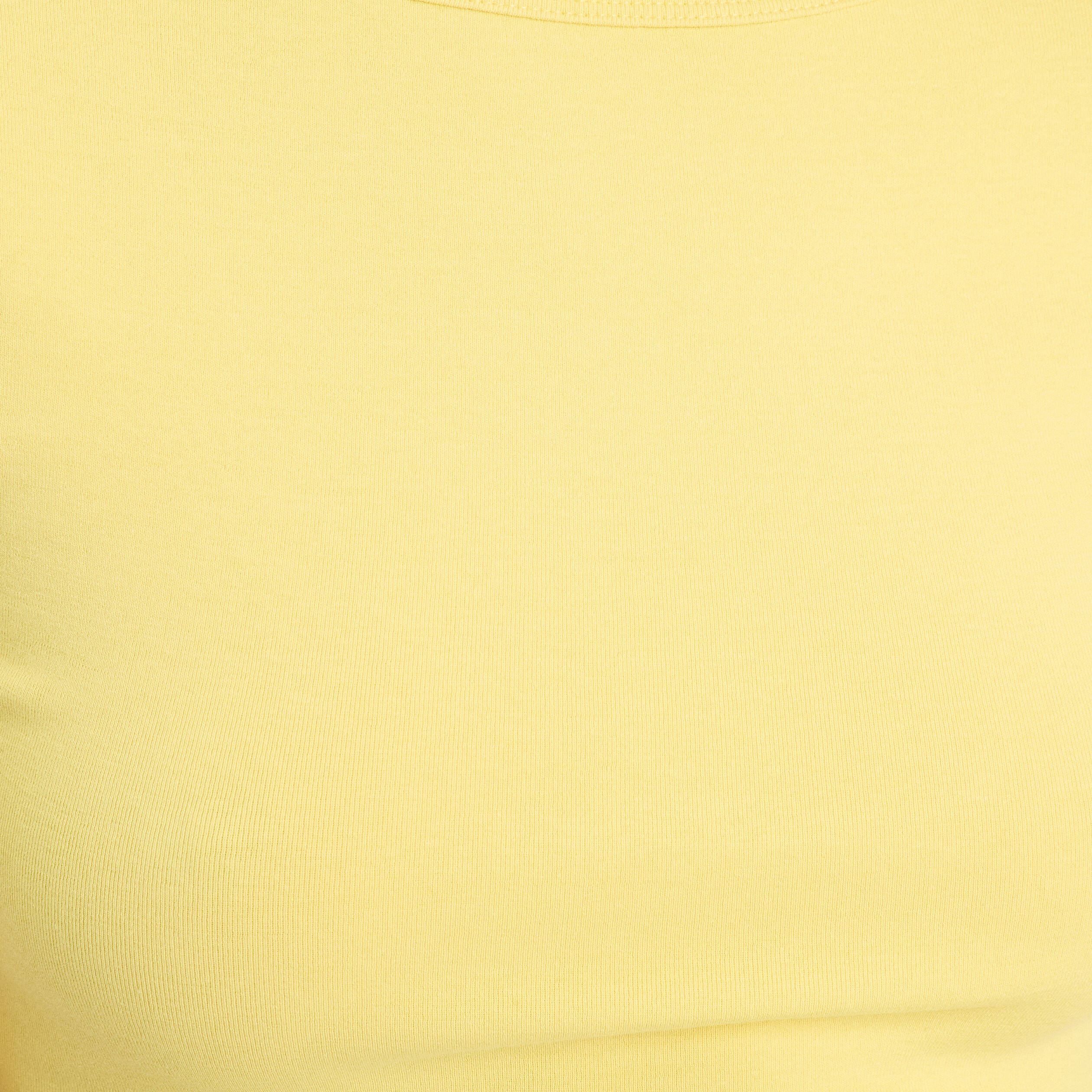 T-shirt manches courtes jaune femme