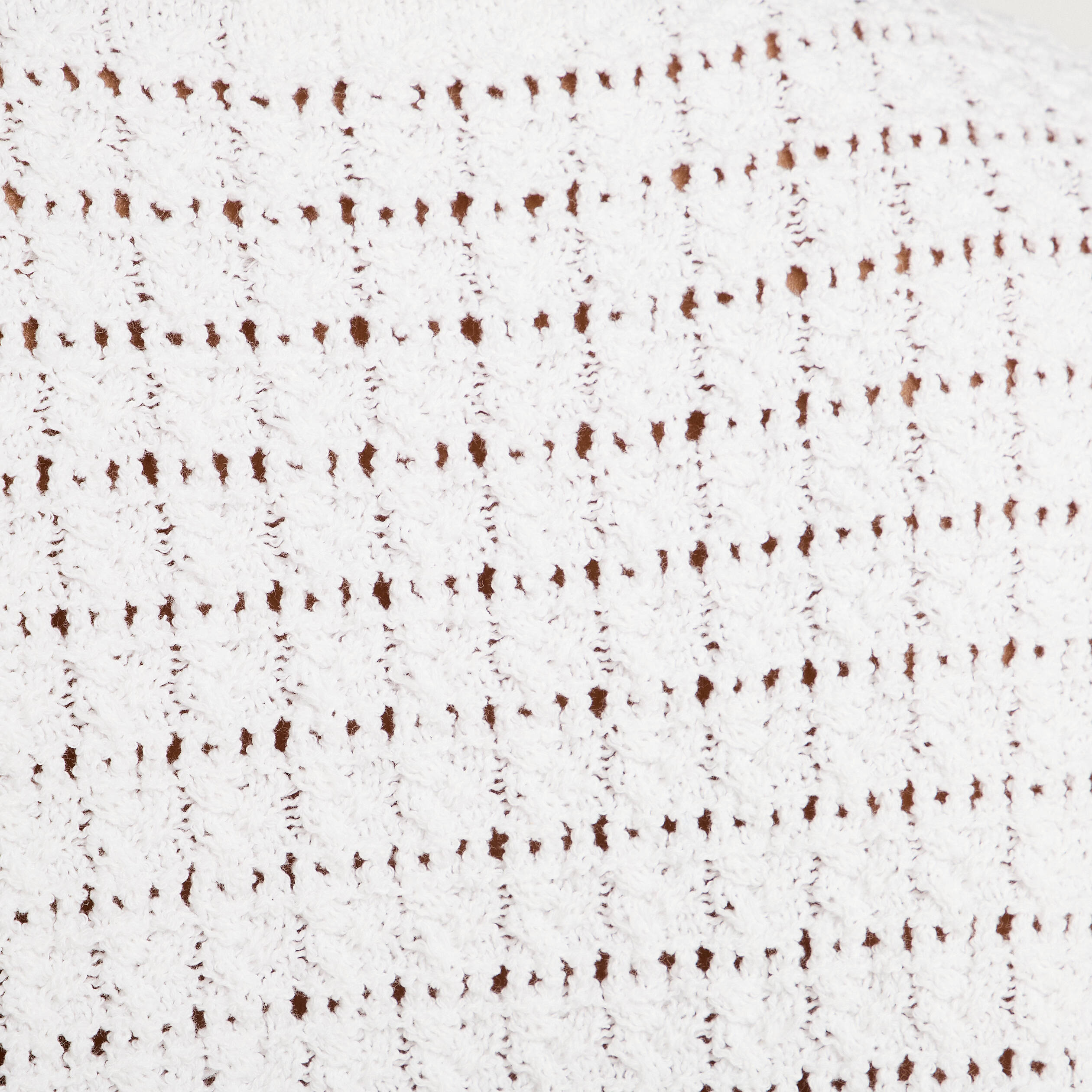 debardeur ajoure noue blanc femme Débardeur ajouré noué blanc femme