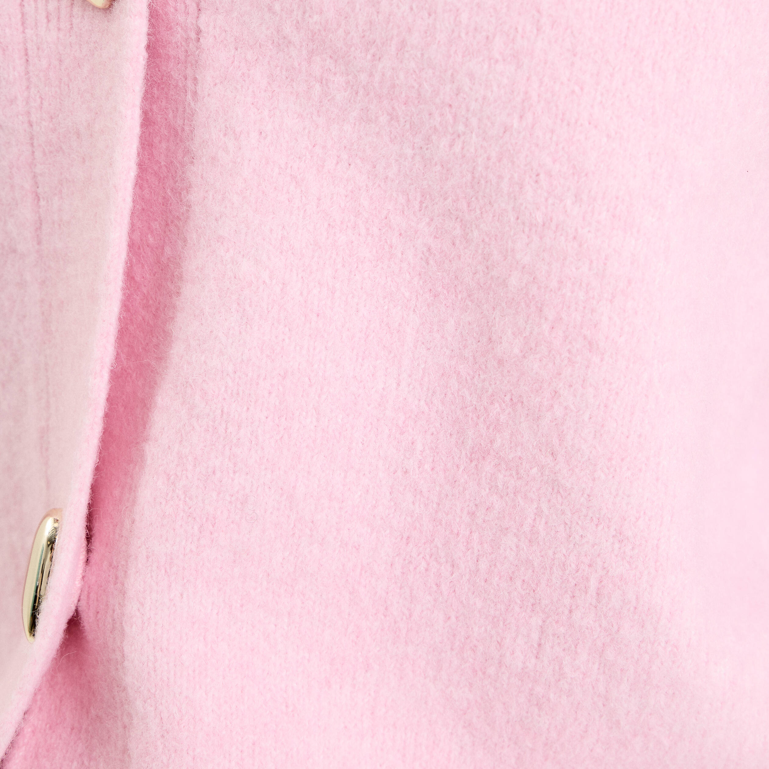 Gilet boutons coeur rose poudr&eacute;e femme