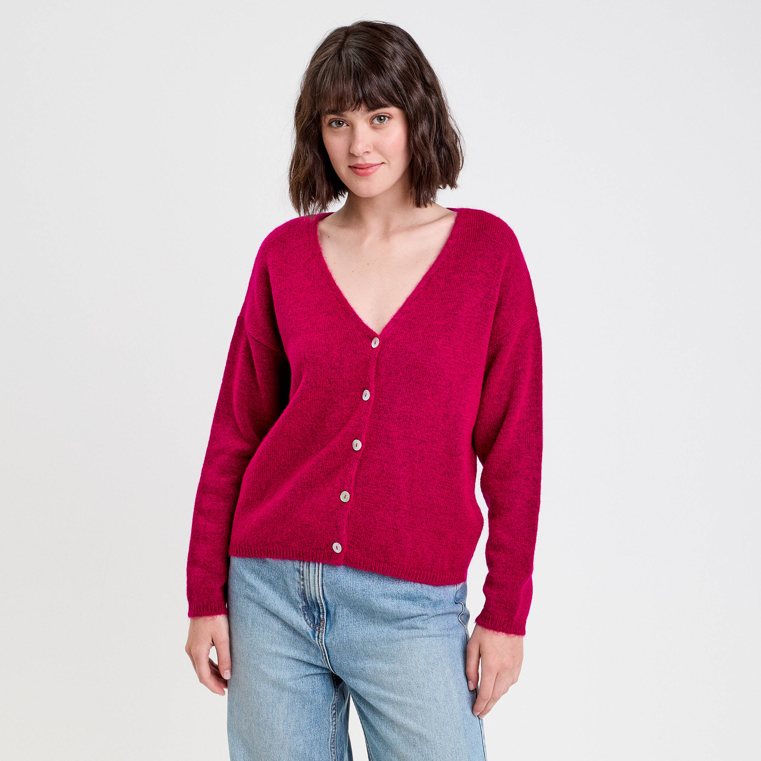 CECIL Veste à carreaux pour femmes en Pink | CECIL