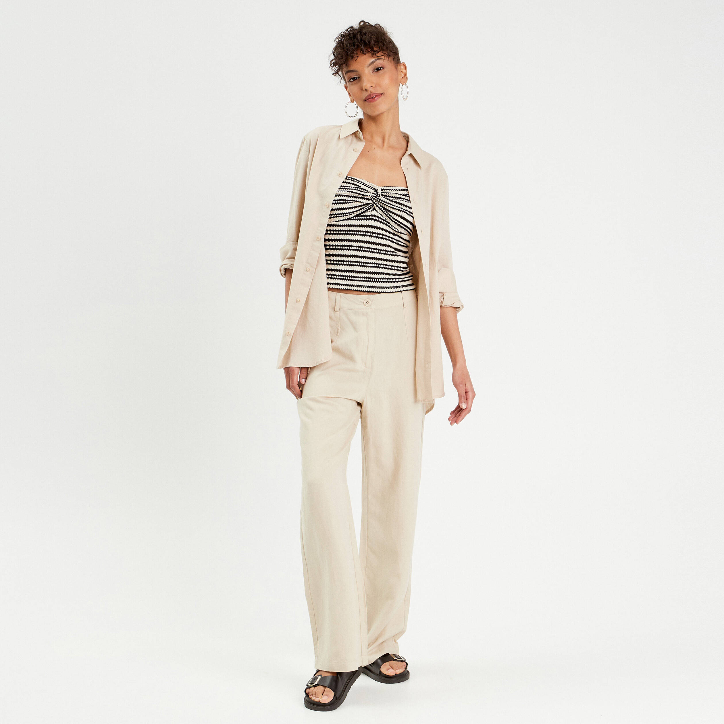 bandeau cropped bustier blanc femme Bandeau cropped bustier blanc femme