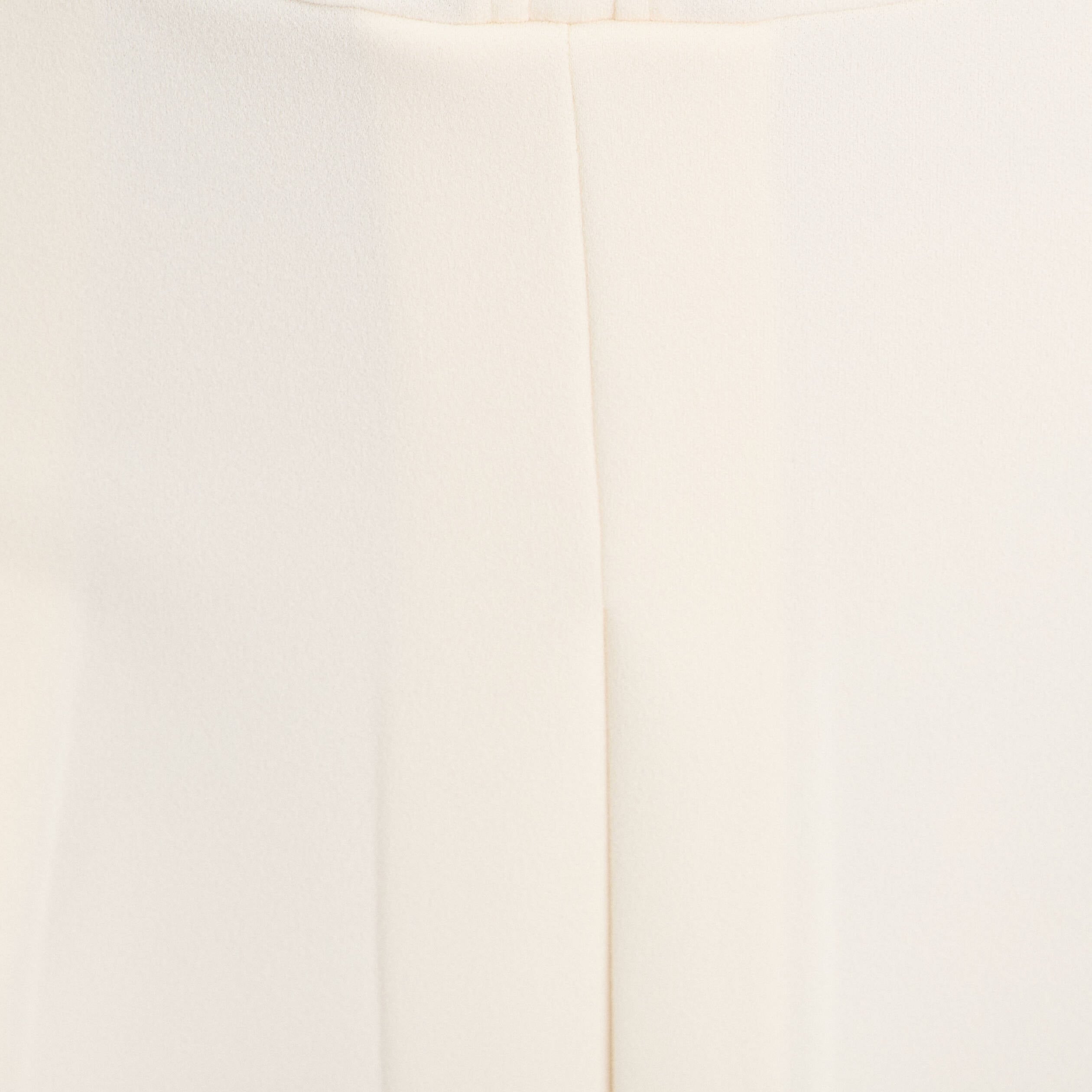 Robe trap&egrave;ze sans manches ecru femme