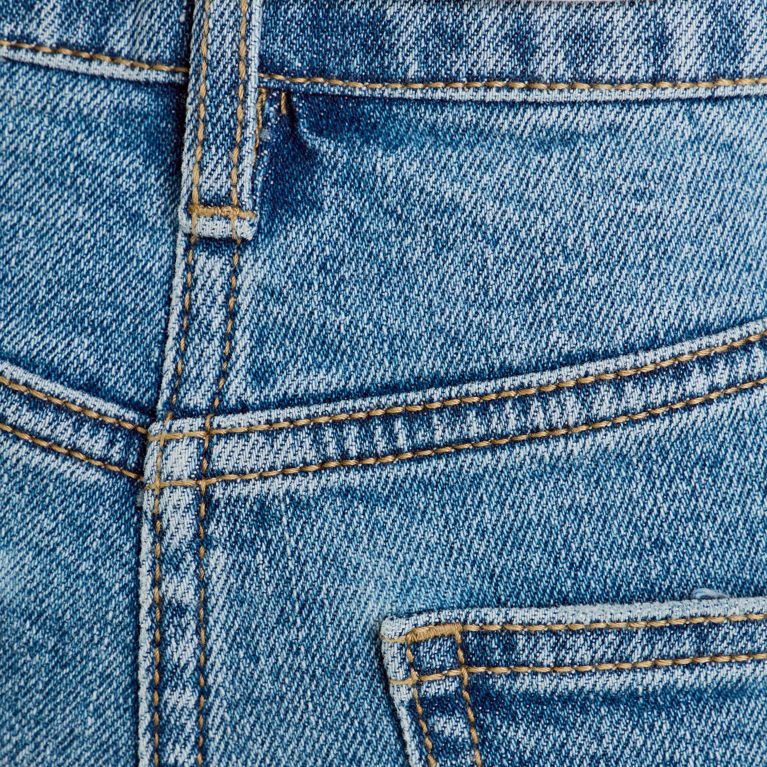 Bermuda large en jean denim double stone femme