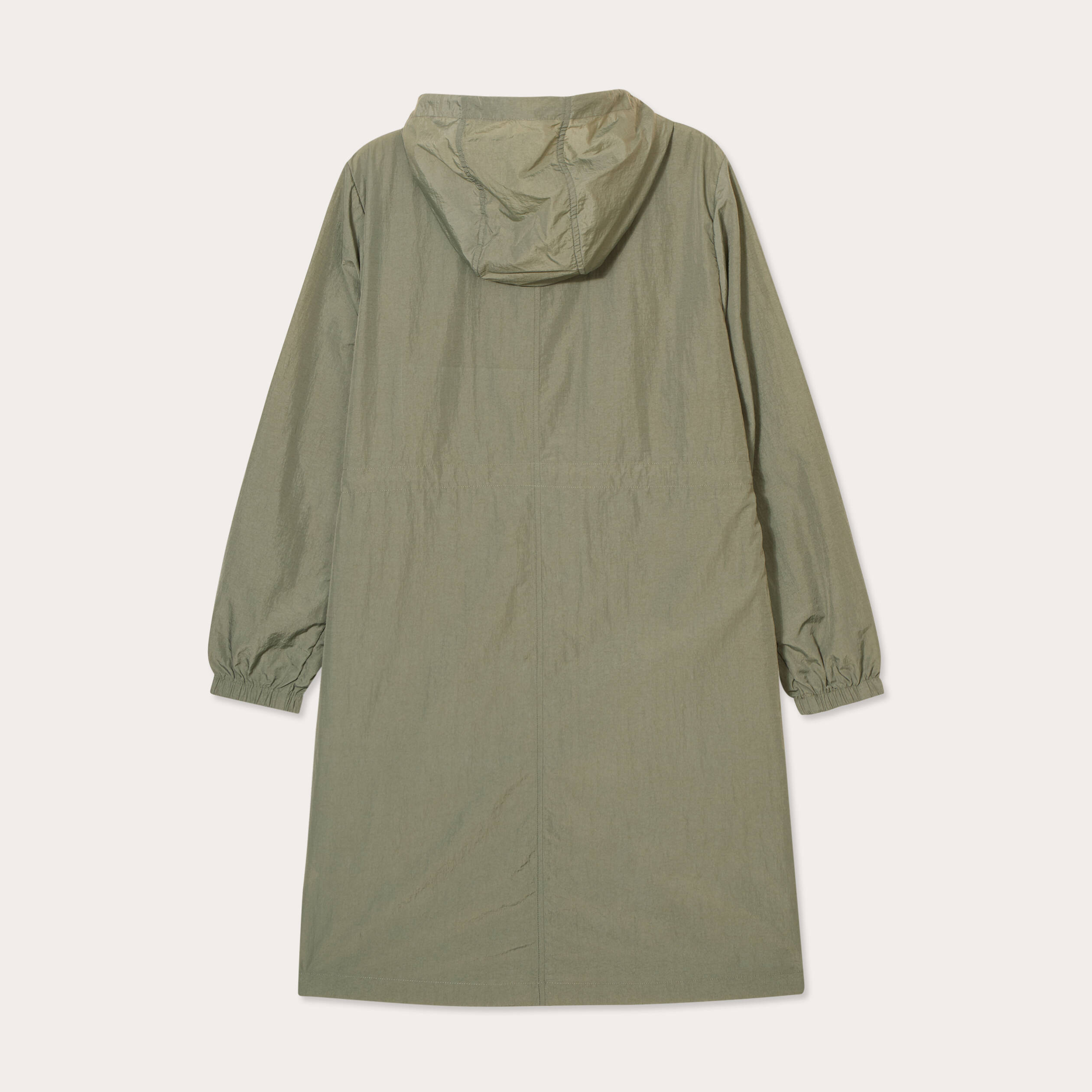 Parka d&eacute;perlante 2-en-1 avec pochette vert kaki femme