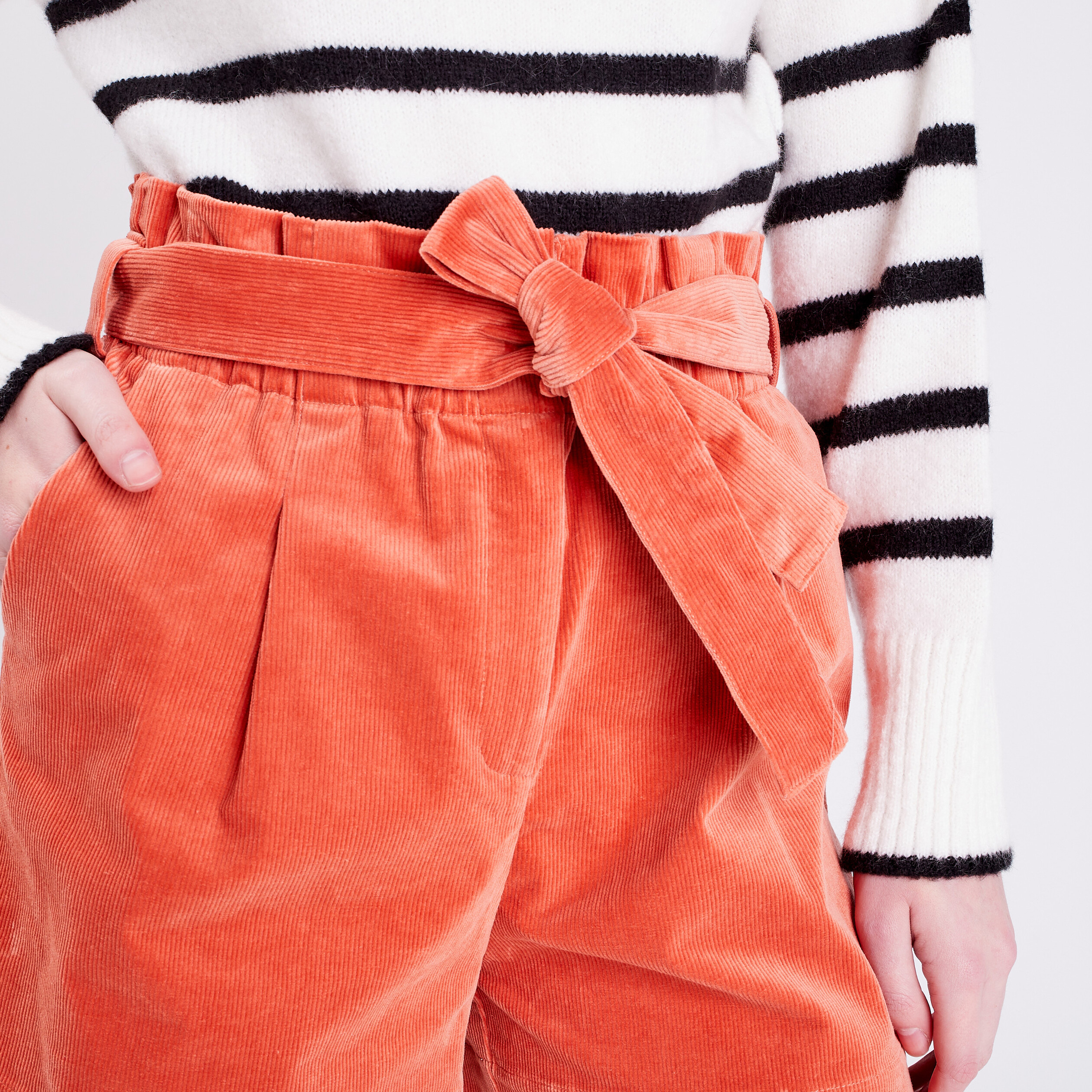 Jupe velours online jaune moutarde