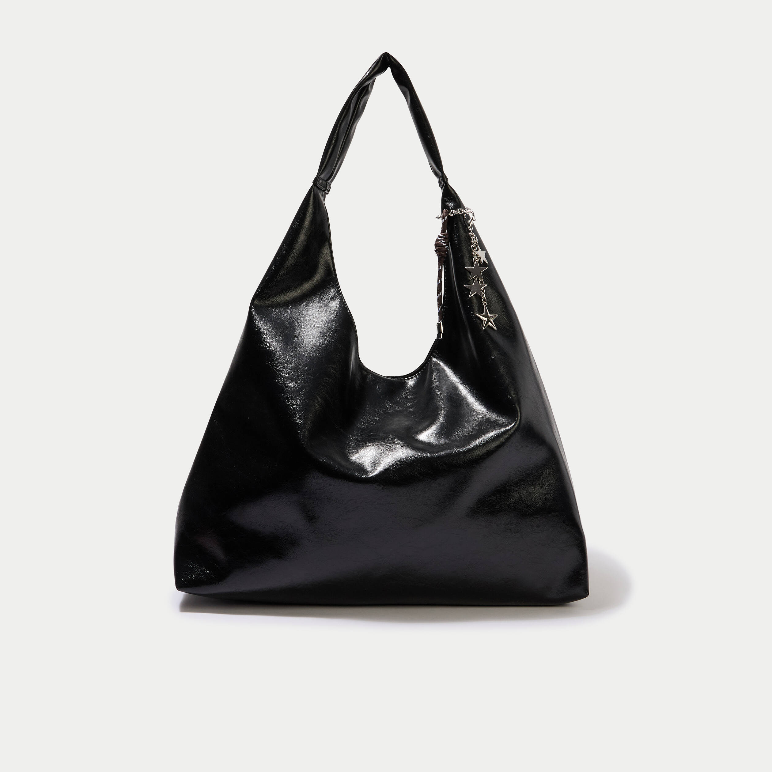 Sac avec pendentif charms noir femme