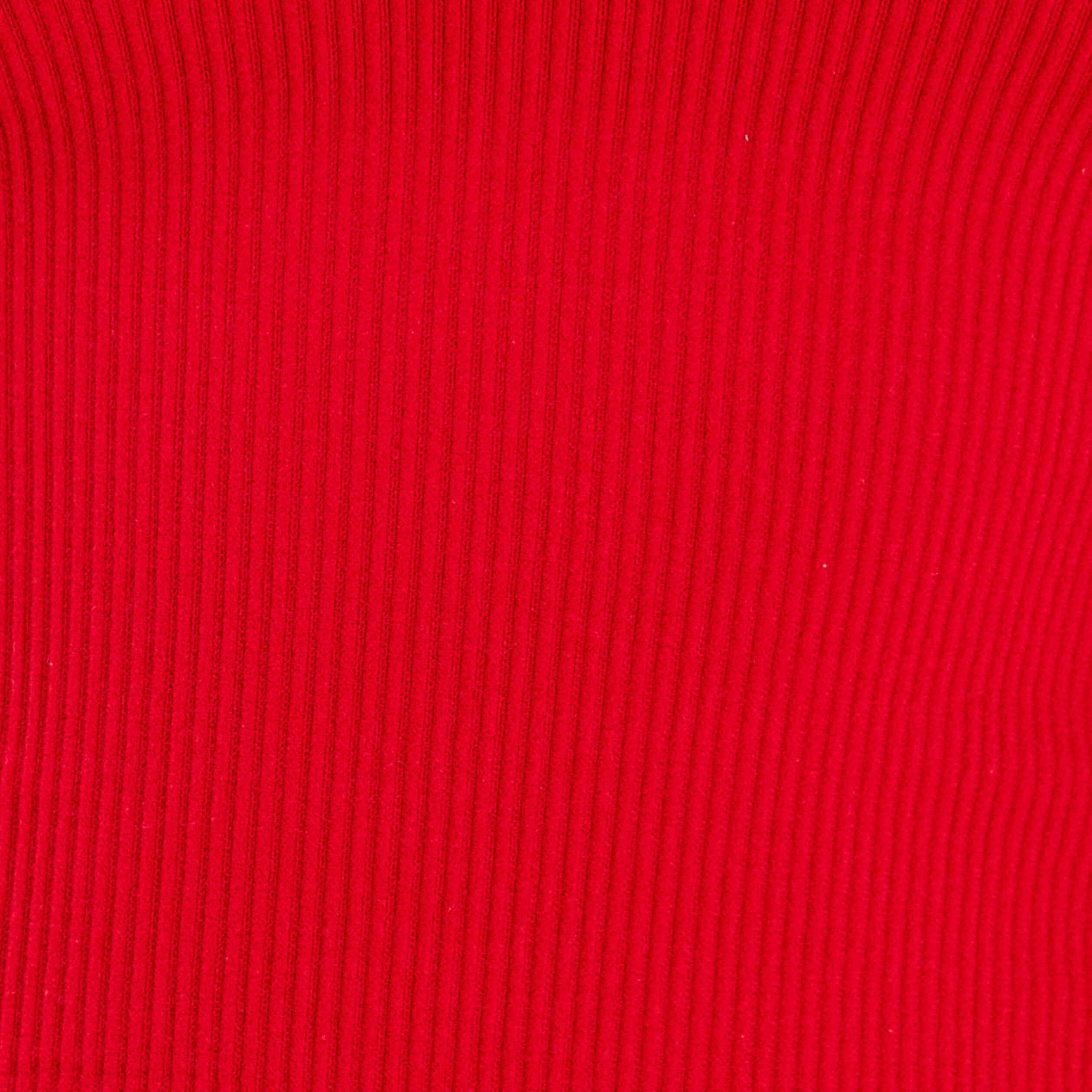 t shirt manches courtes cotele rouge femme T-shirt manches courtes côtelé rouge femme