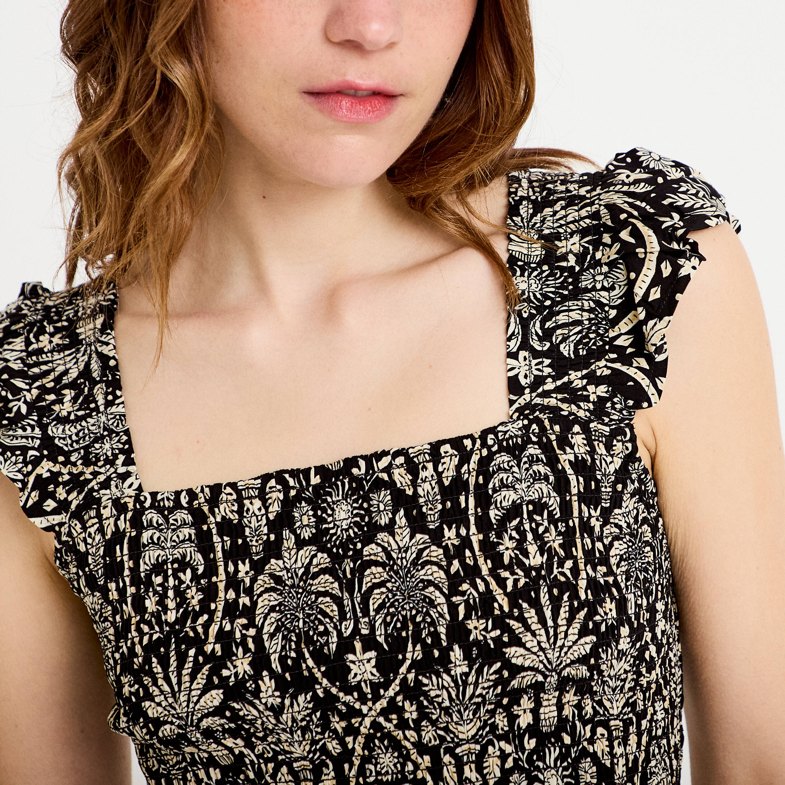 Combishort coupe large noir femme