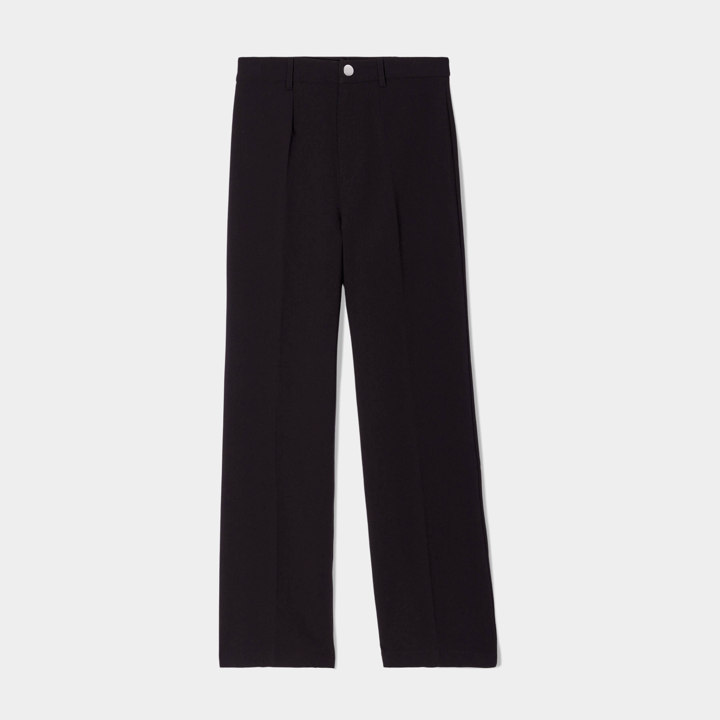 pantalon city large noir femme Pantalon city large noir femme