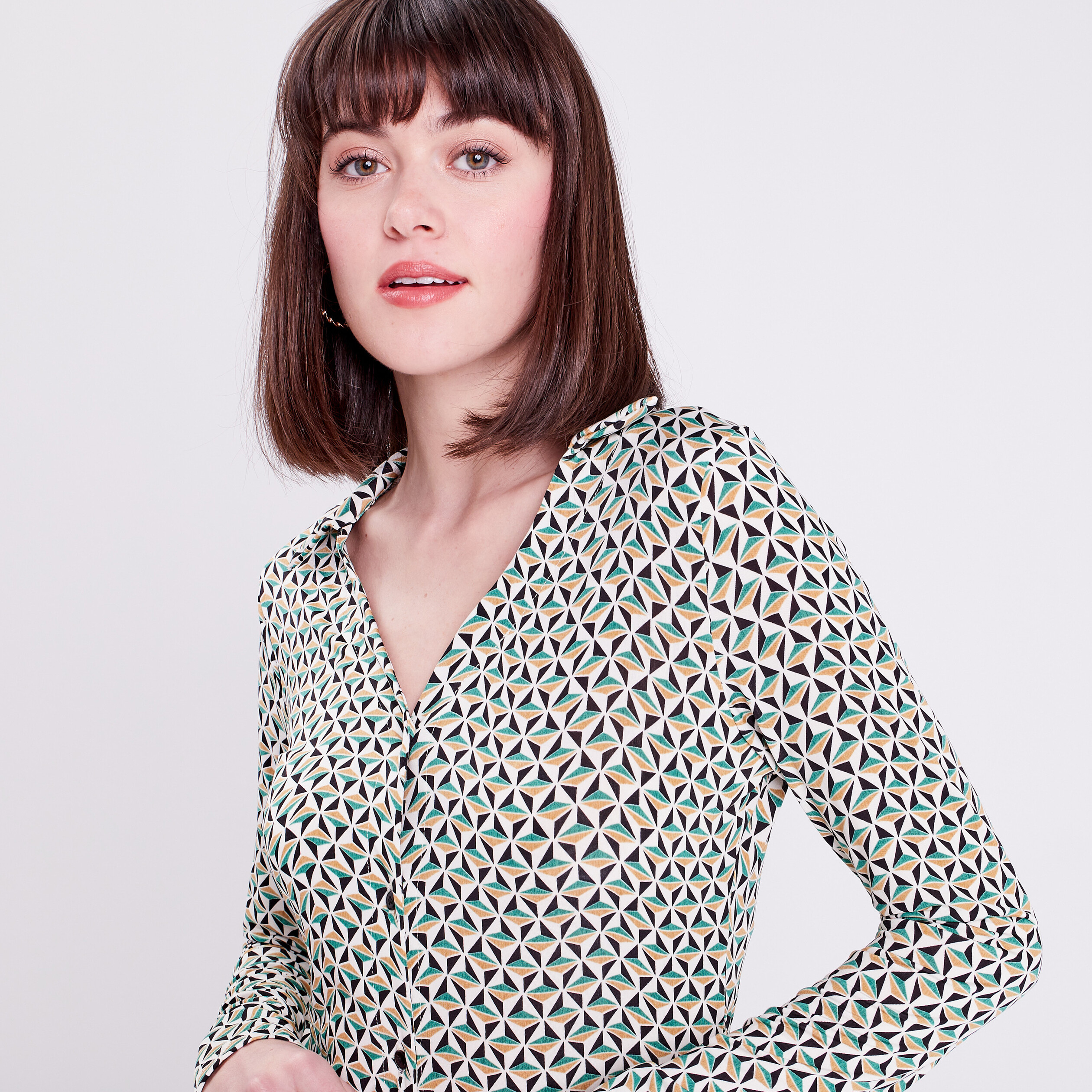 blouse charlotte manches longues blanc femme Blouse Charlotte - manches longues blanc femme