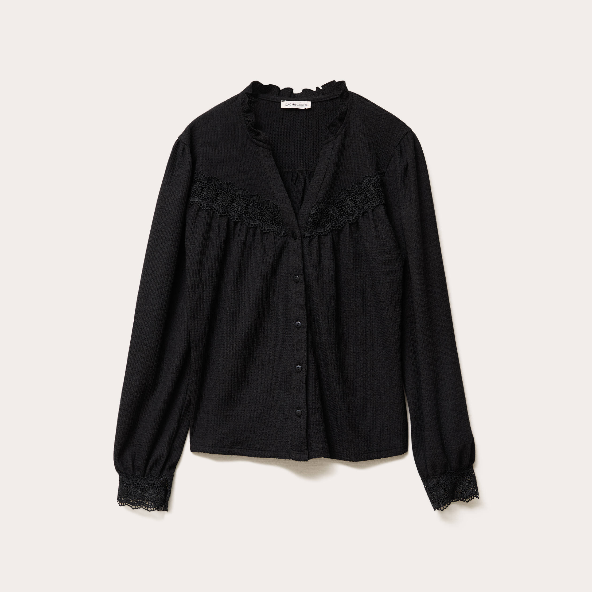 blouse manches longues noir femme Blouse manches longues noir femme