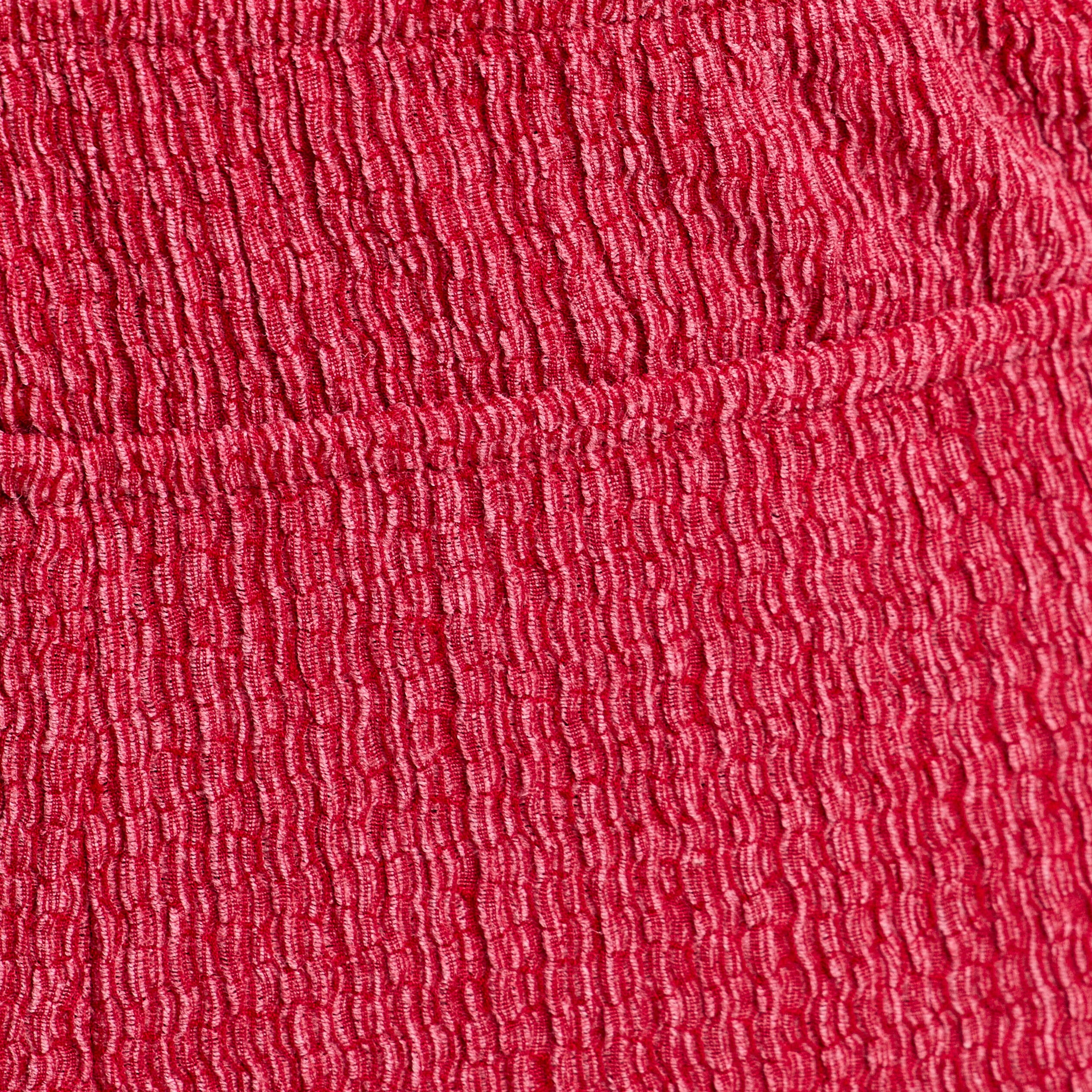 Combinaison large longue stretch rouge fonc&eacute; femme