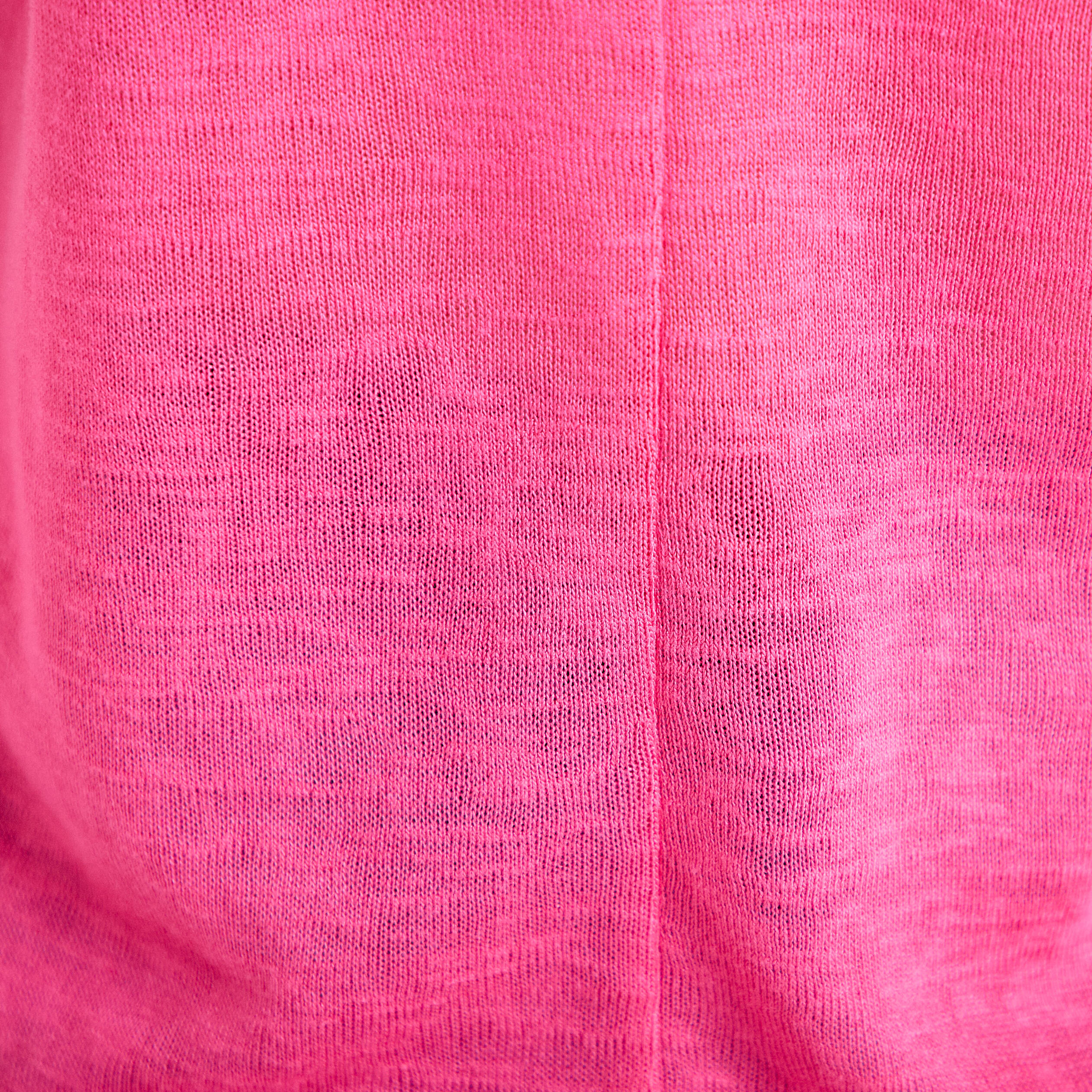 T-shirt noeuds dos rose fushia femme