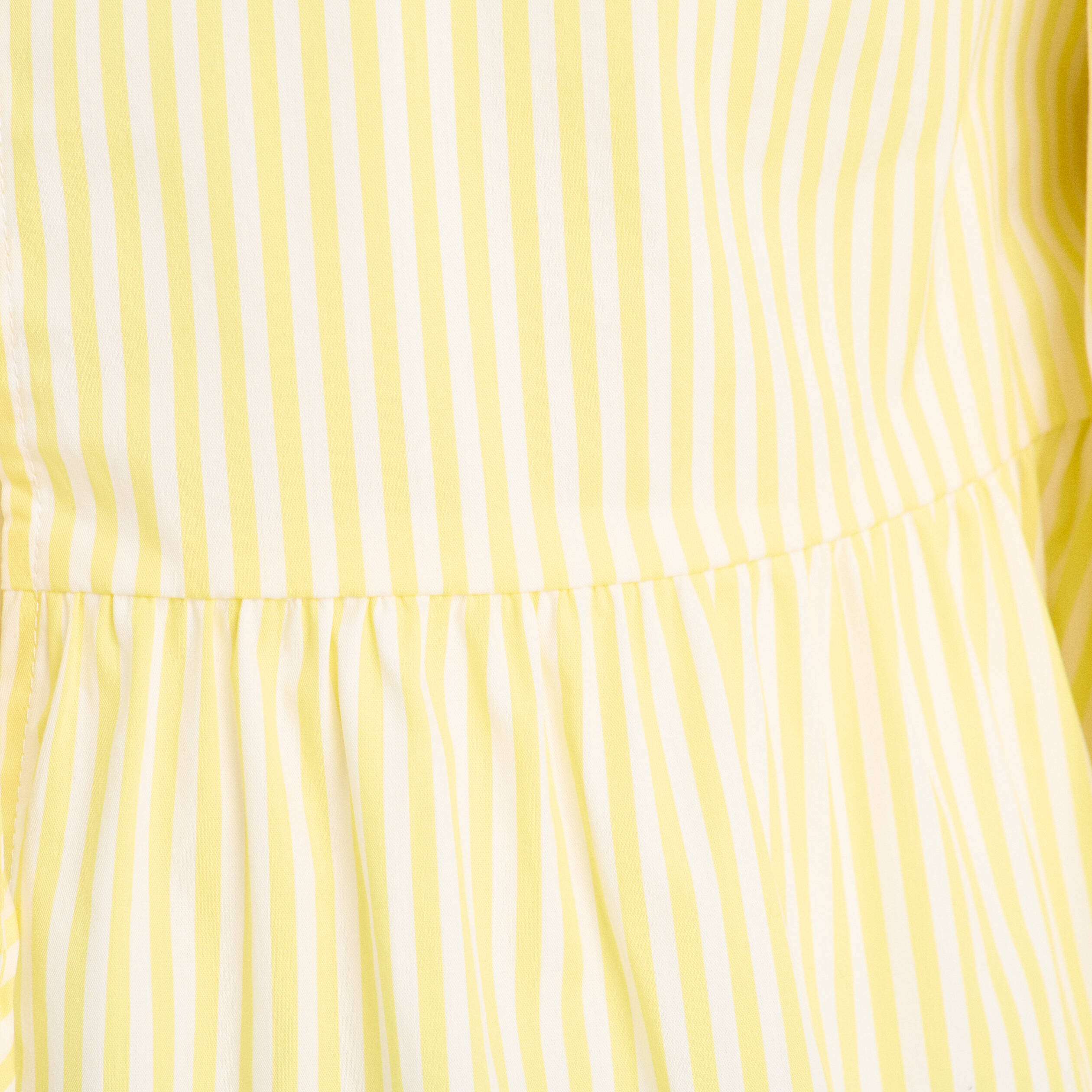 Blouse manches 3/4 nouée jaune moutarde femme
