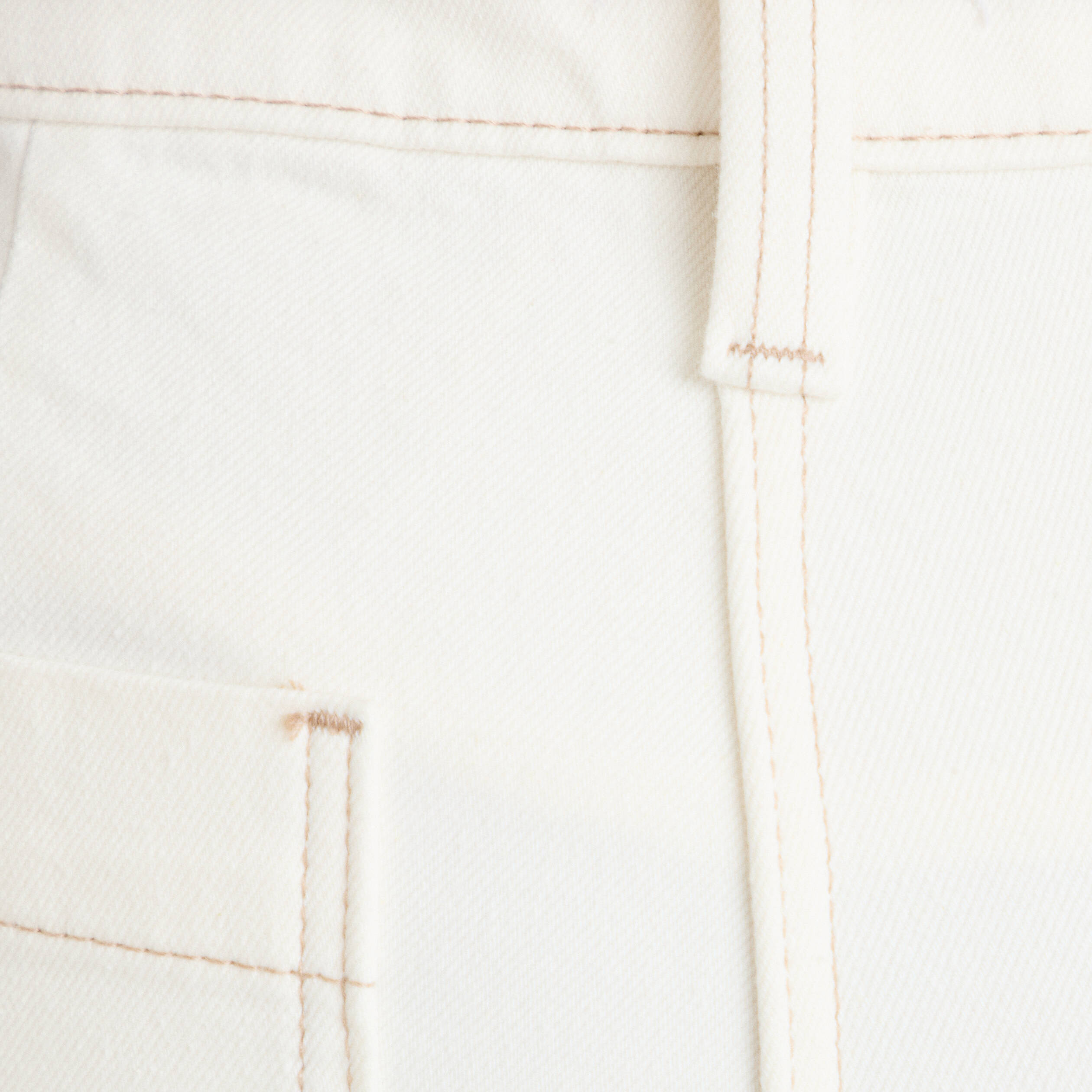 Jean Femme Esprit Droit En Coton Blanc - Taille 9 (32 De Longueur) - Occasion En EXCELLENT état