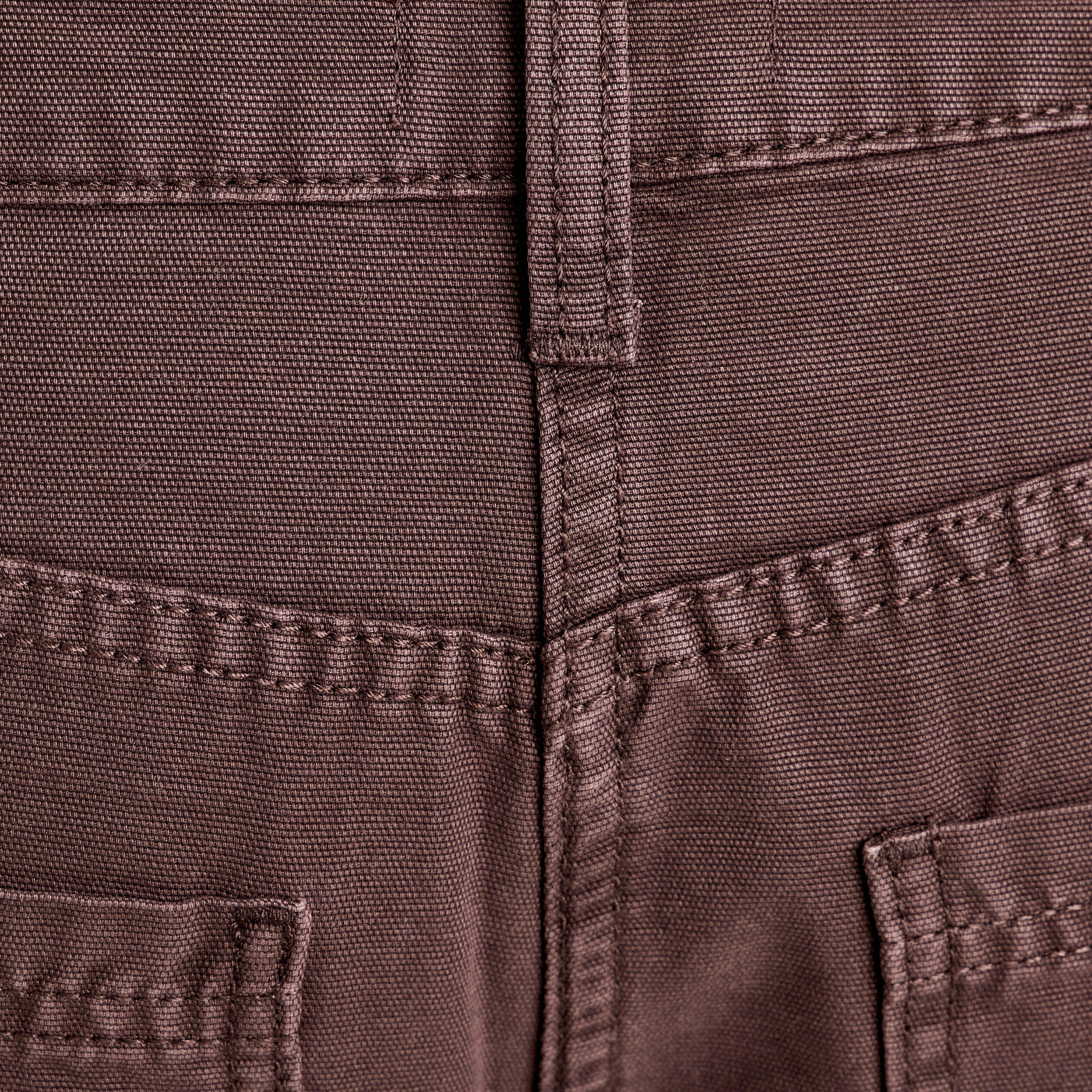 Jean wide leg carpenter marron foncé femme