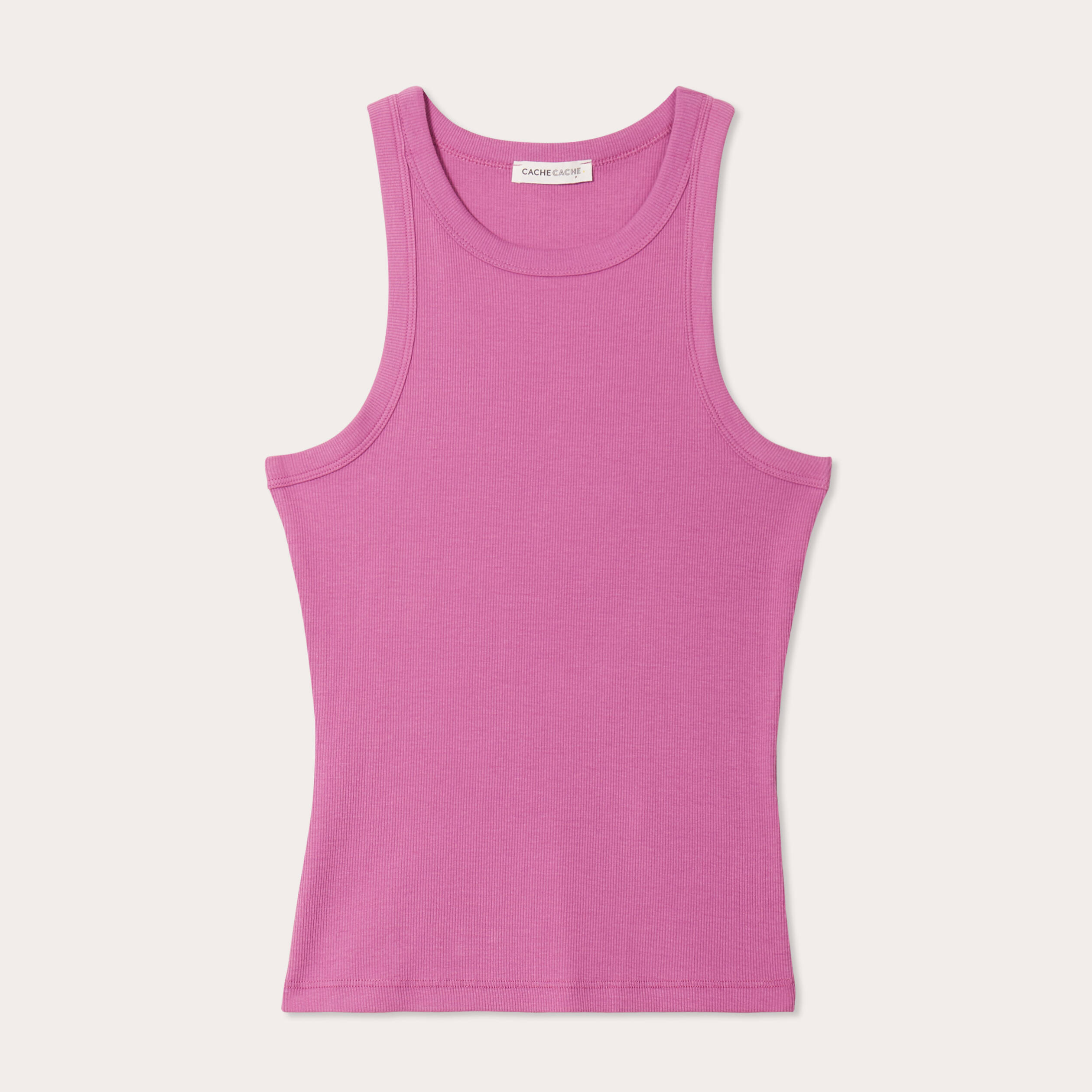 debardeur cotele violet fonce femme Débardeur côtelé violet foncé femme