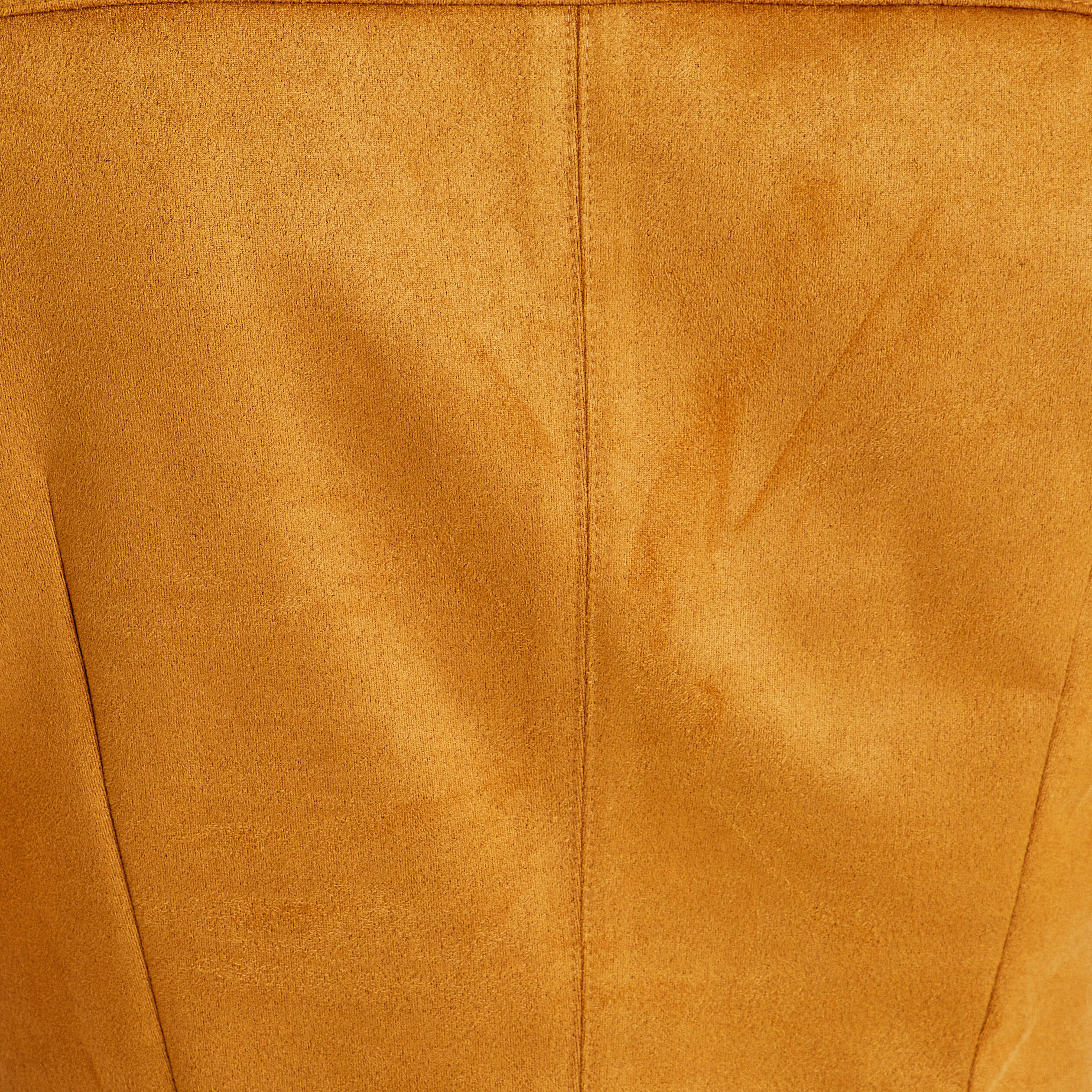 robe droite boutonnee suedine camel femme Robe droite boutonnée suédine camel femme