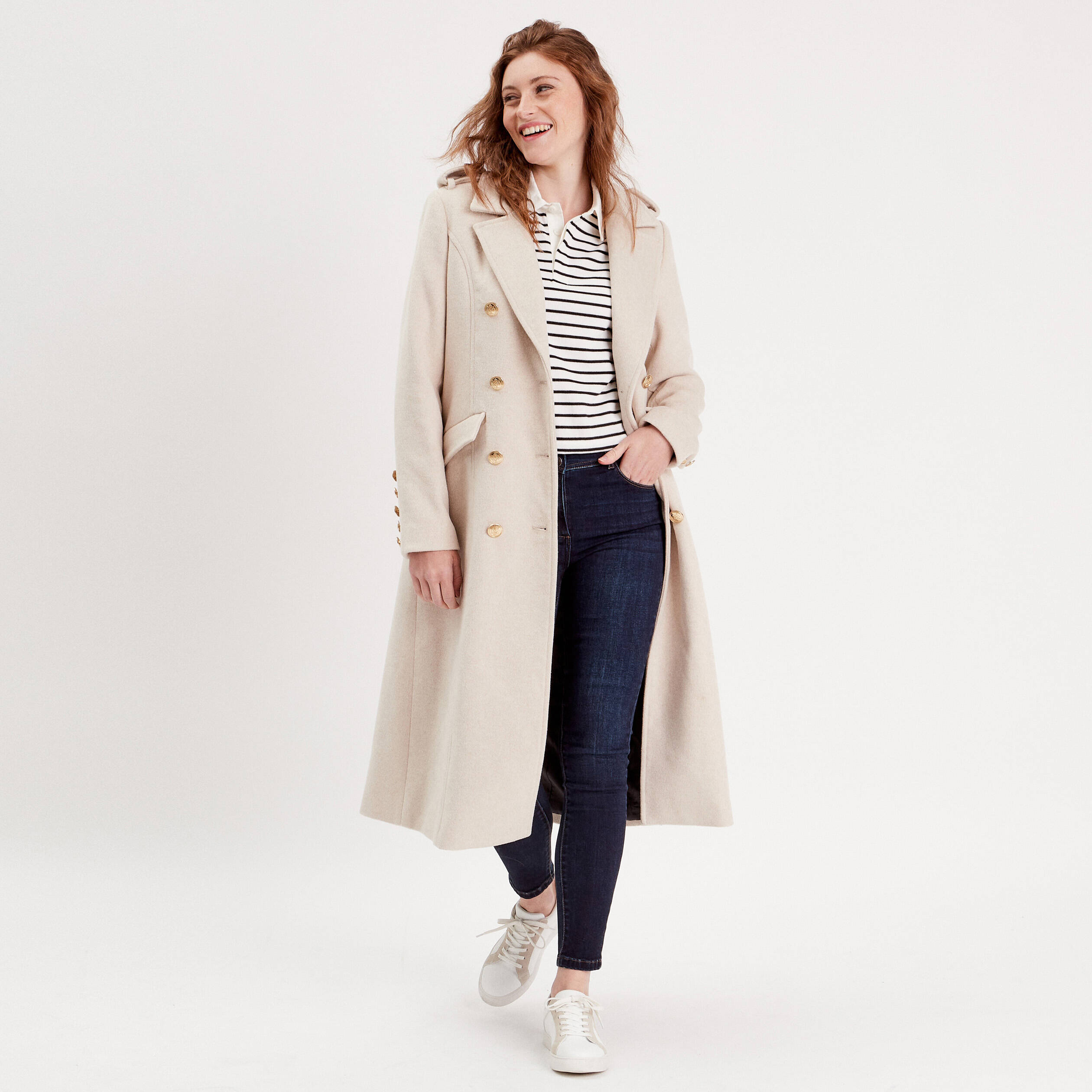 Jeans slim push-up denim brut femme