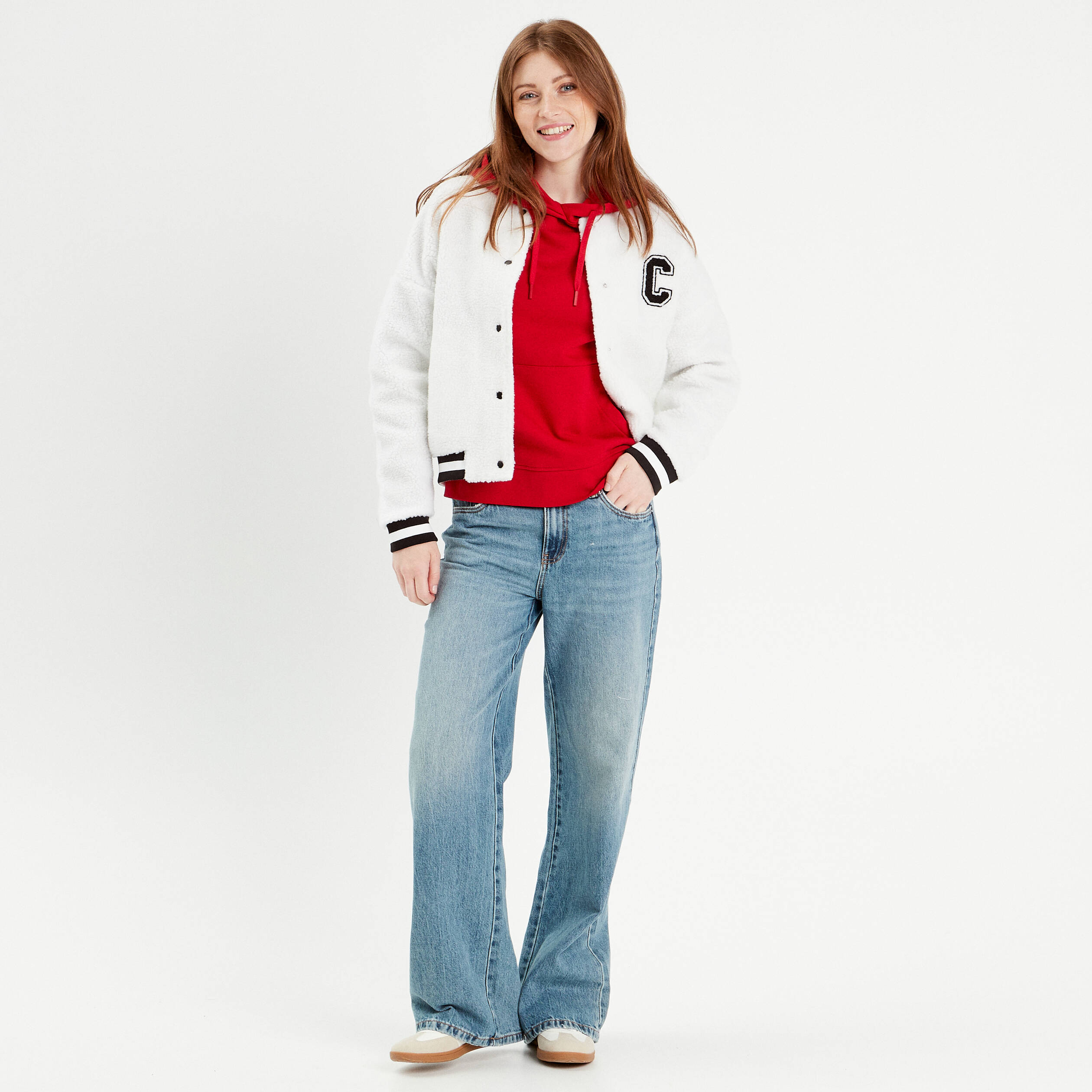 gilet effet polaire ecru femme Gilet effet polaire ecru femme