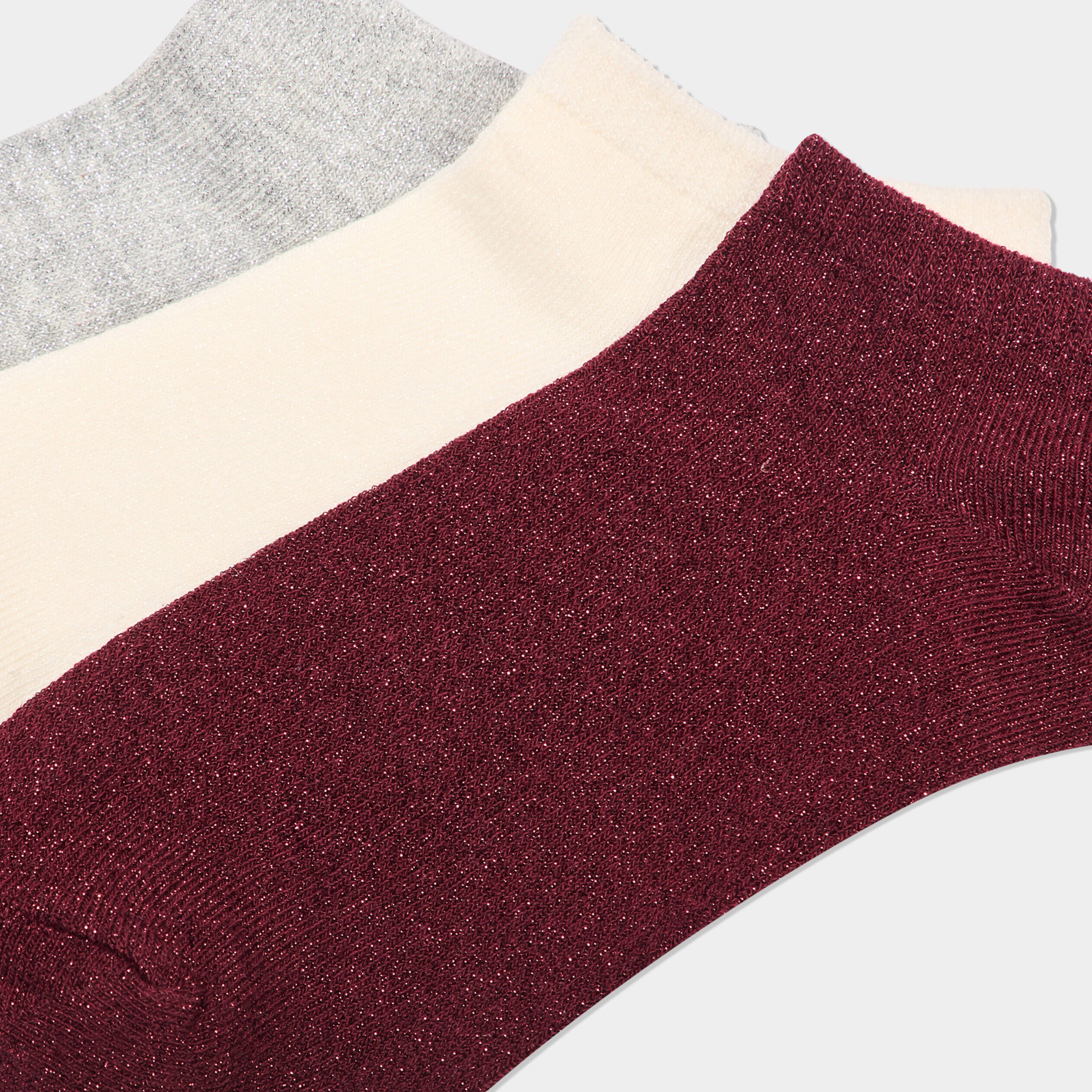 lot 3 paires chaussettes blanc femme Lot 3 paires chaussettes blanc femme